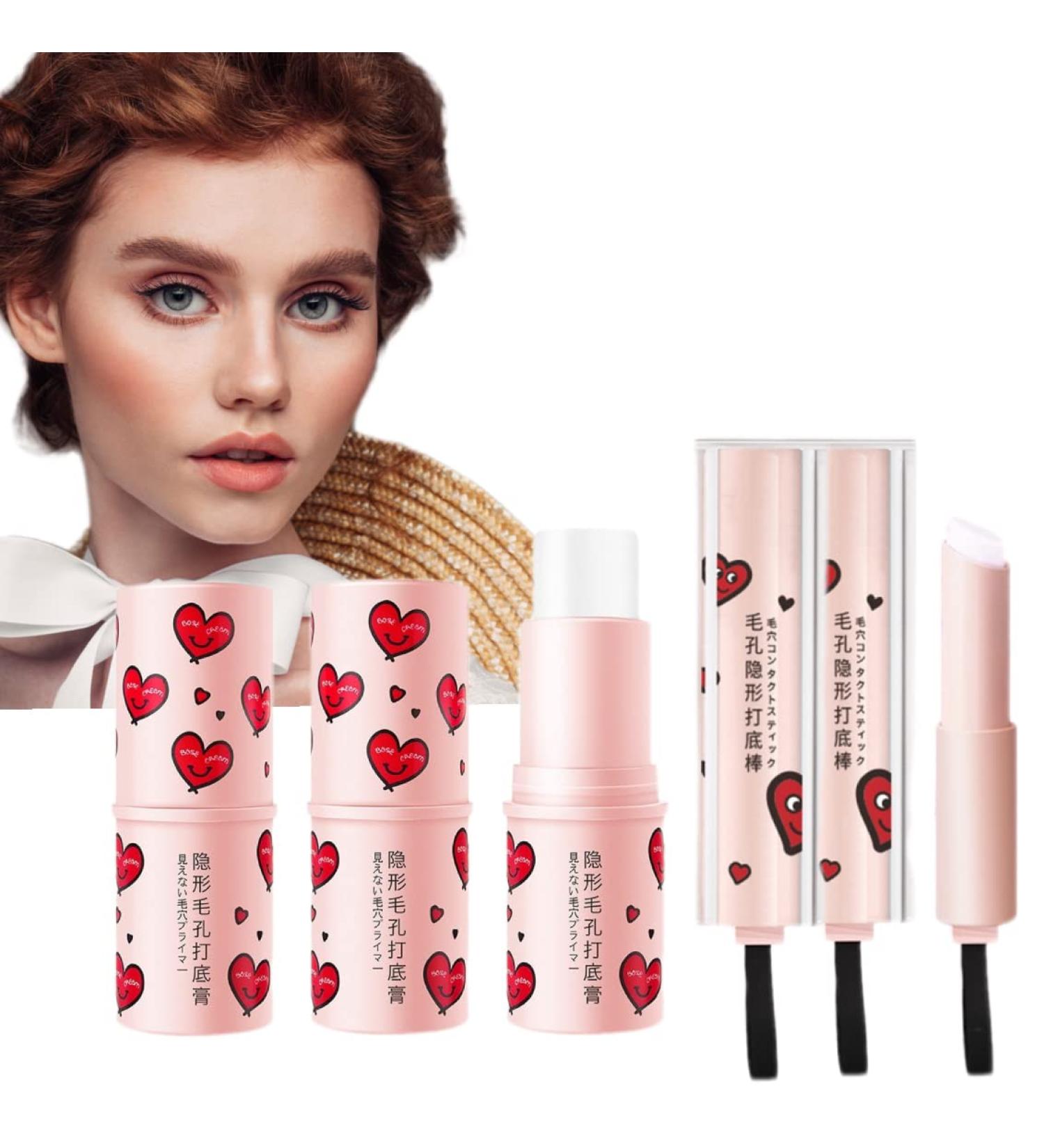 Magical Pore Eraser Waterproof Face Primer Stick - Matte Priming Makeup Blur Stick (Pink) - Buy Online on SooperMarket.com