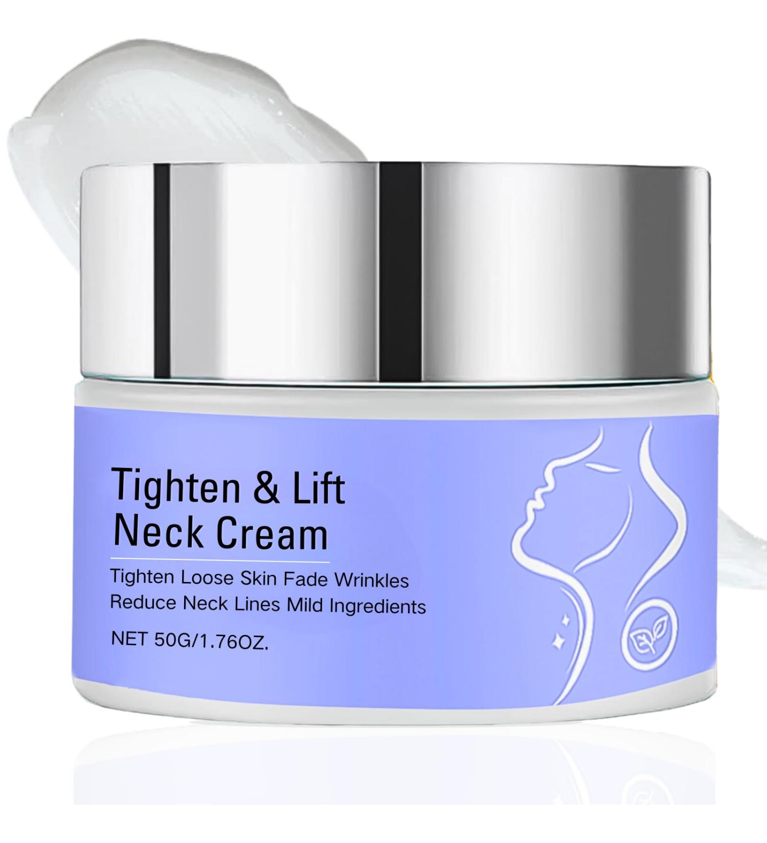 Neck Firming Cream for Skin Tightening - Tighten&Lift Neck Cream Firming Neck Cream Tightening Lifting Sagging Skin Neck Tightening Creams Anti Wrinkle Cream Smoothes And Repair Decolletage Cream - Buy Online on SooperMarket.com