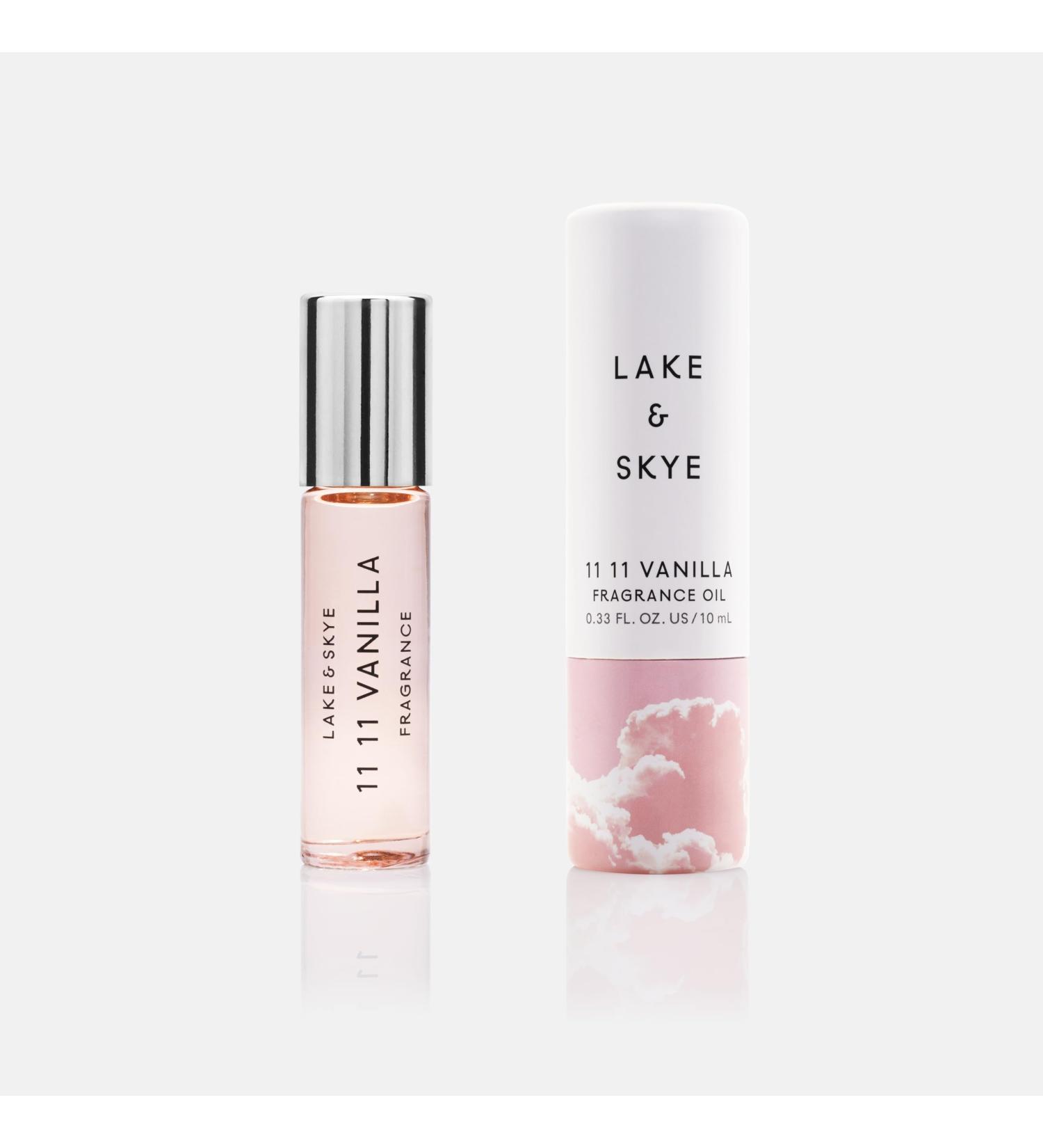 Lake & Skye 11 11 Vanilla Fragrance Oil Rollerball 0.33 fl oz (10ml) Unisex Perfume Vanilla Sheer Amber and Apple Notes Soft and Warm Scent Oil-Based Formula Long Lasting Fragrance - Buy Online on SooperMarket.com