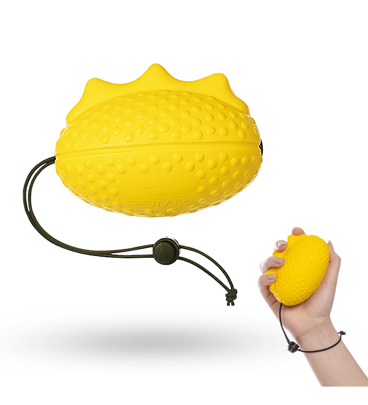 Adjustable Wrist Strap Stress Ball for Hand Therapy - Ideal for Adults, Seniors, Arthritis, Carpal Tunnel - Strength Training Hand Exerciser - Buy Online on SooperMarket.com