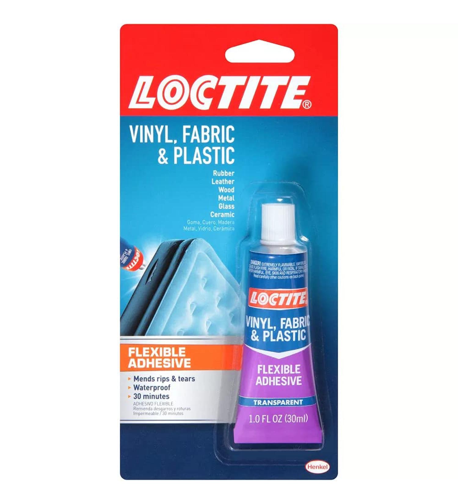 Loctite 1 oz Vinyl Fabric & Plastic Repair Adhesive - Flexible, Durable | Squeeze Tube - Buy Online on SooperMarket.com