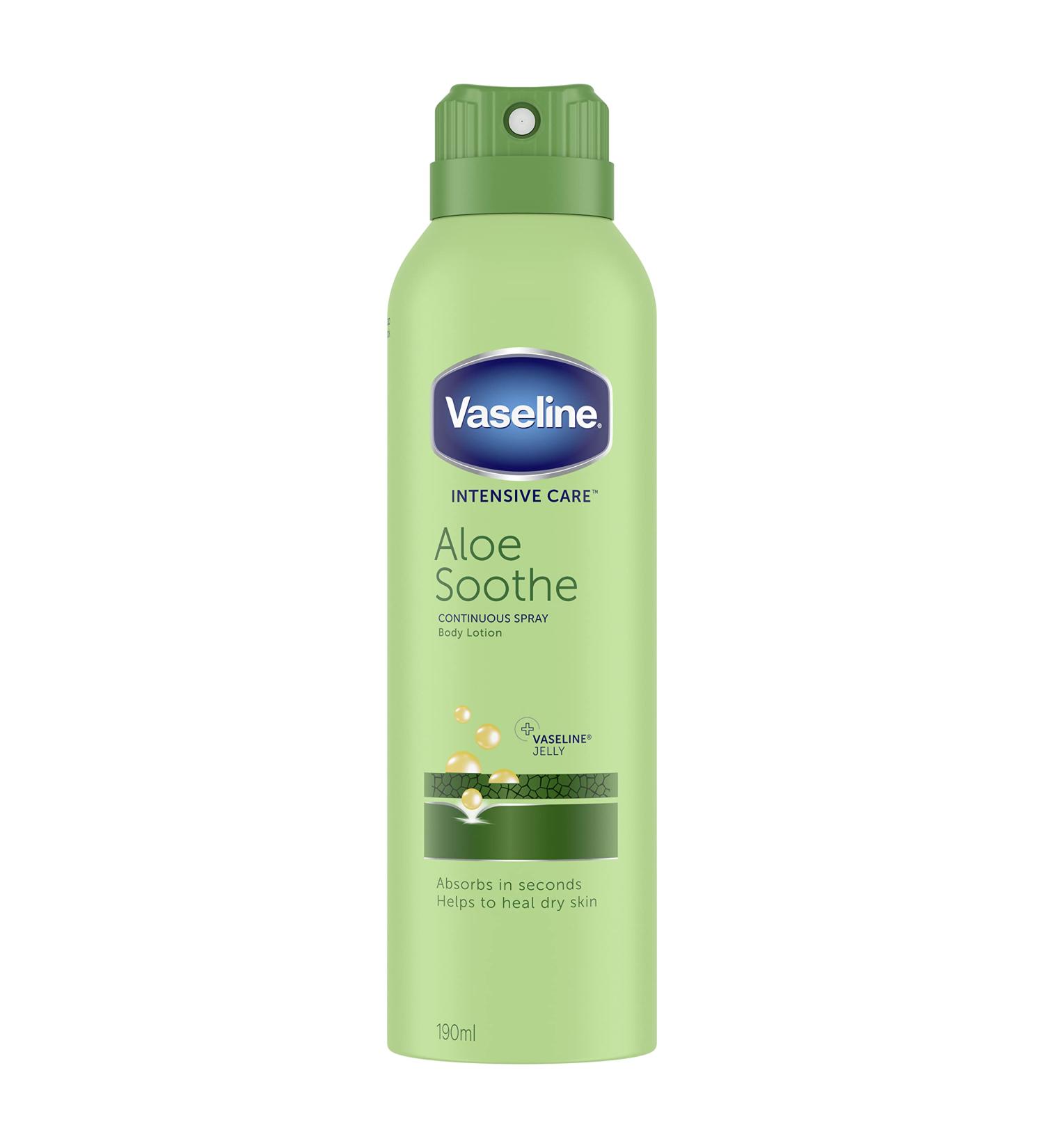 Vaseline Spray and Go Moisturizer Combo - Cocoa Radiance & Aloe Soothe (6.5 oz Each) - Hydrating Skincare for All Skin Types - International Shipping Available - Buy Online on SooperMarket.com