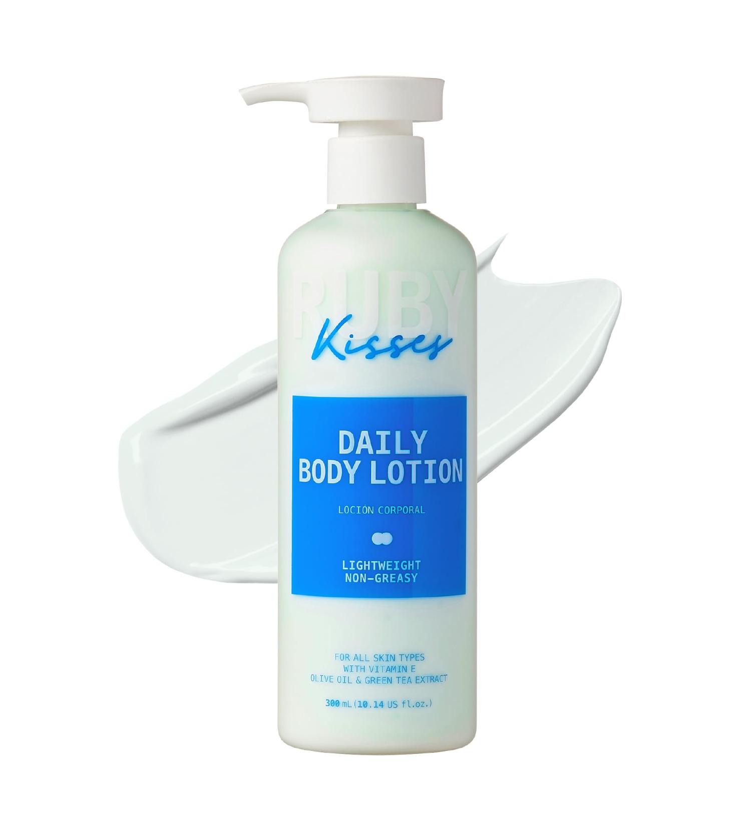 Ruby Kisses Daily Body & Hand Lotion - Lightweight Non-Greasy Vegan Cruelty-Free Hydrating for All Skin Types - Made in Korea - Buy Online on SooperMarket.com