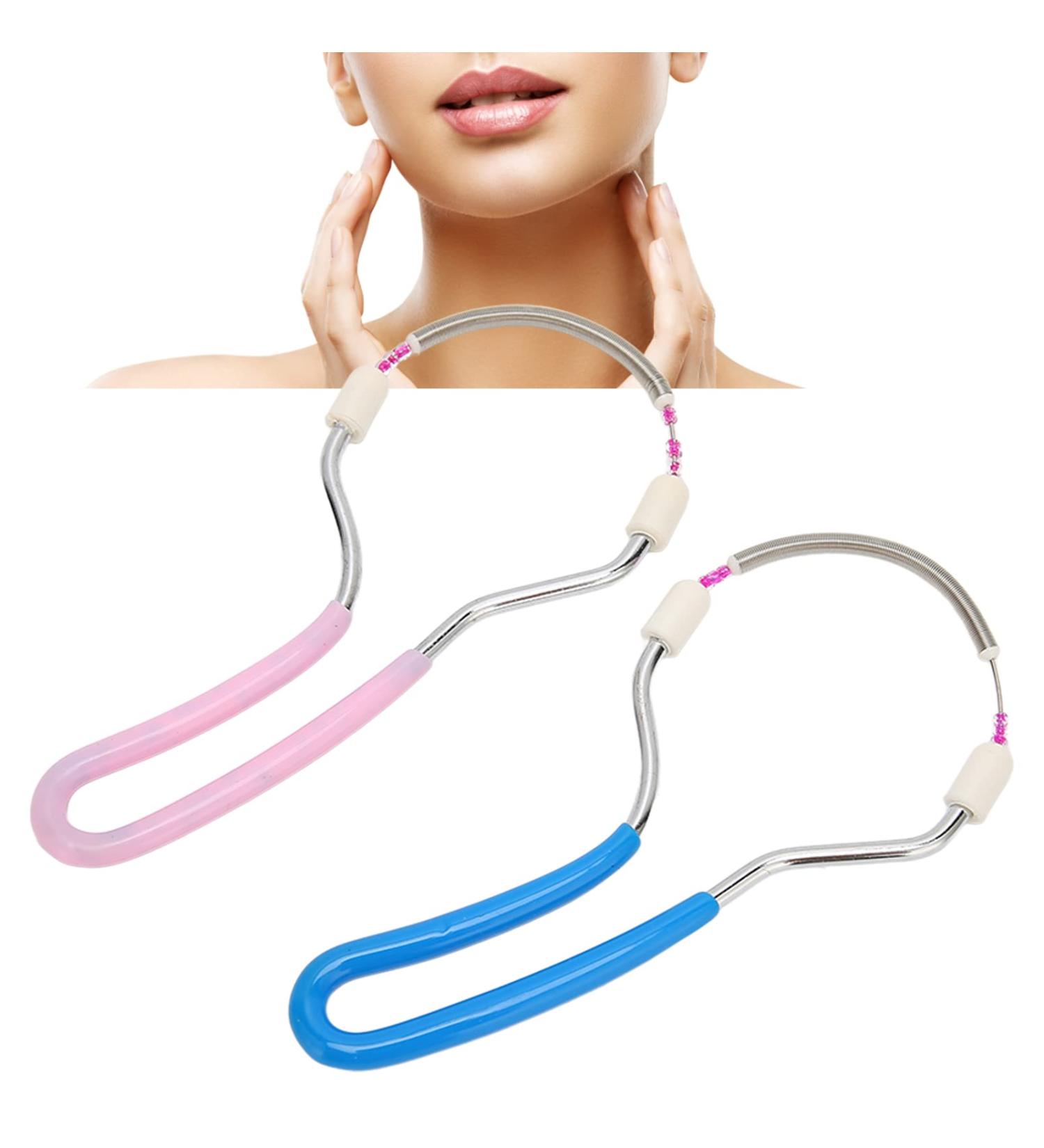 Facial Hair Remover Spring - Set of 2 | Manual Epilator Roller Threading Tool - Buy Online on SooperMarket.com