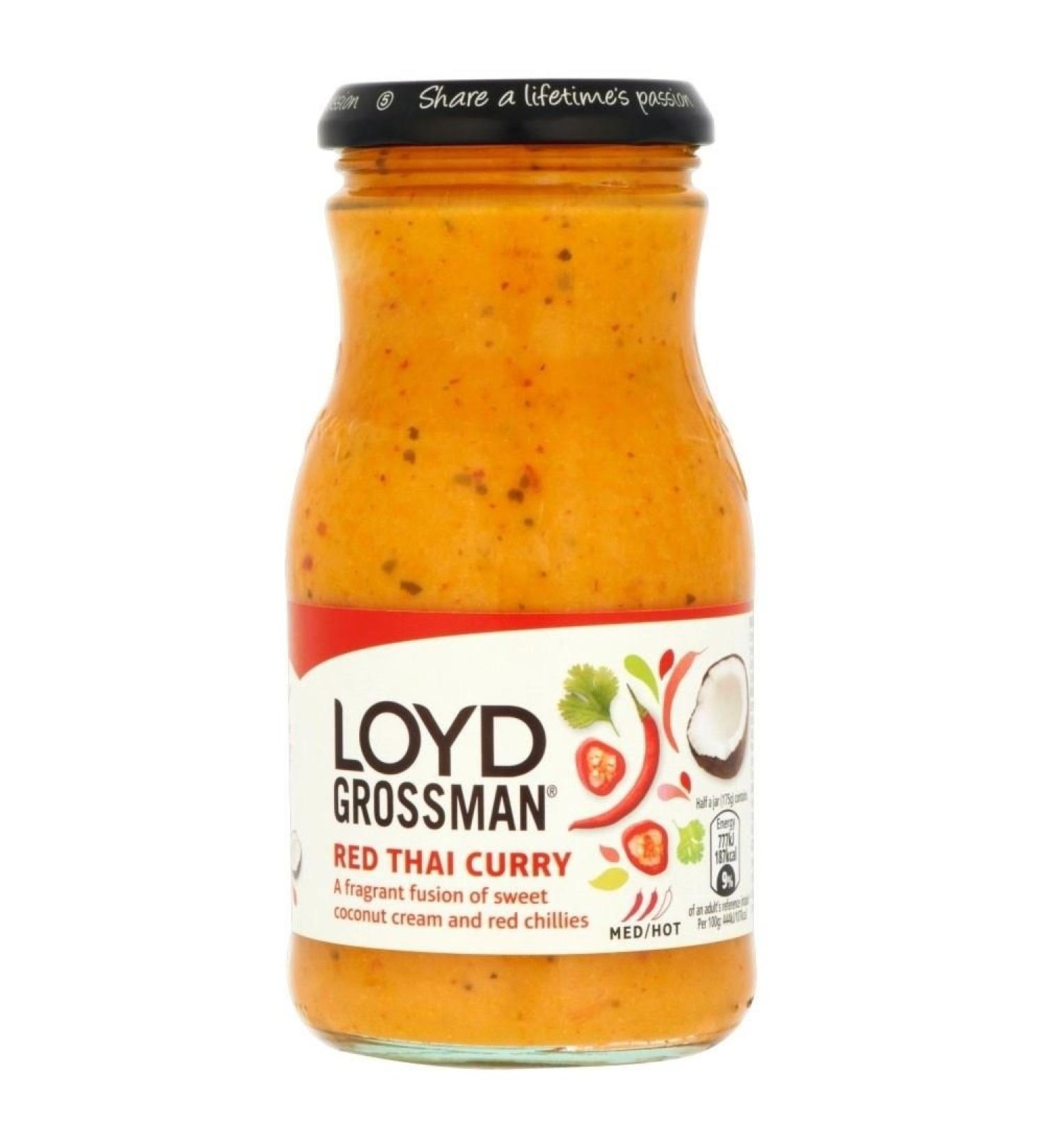Loyd Grossman Red Thai Curry Sauce (350g)