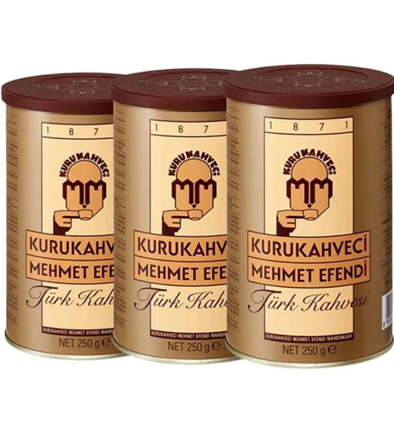 Mehmet Efendi Turkish Coffee 250 gramm x 3 Packs - Buy Online on SooperMarket.com