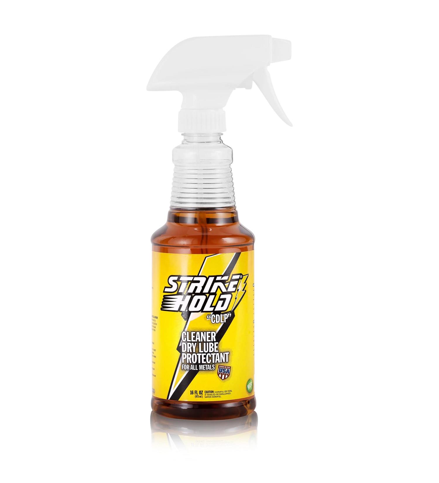 Strike Hold 16oz Gun Oil CLP Cleaner & Lubricant - Premium Gun Cleaning Solvent & Oil Spray - Buy Online on SooperMarket.com