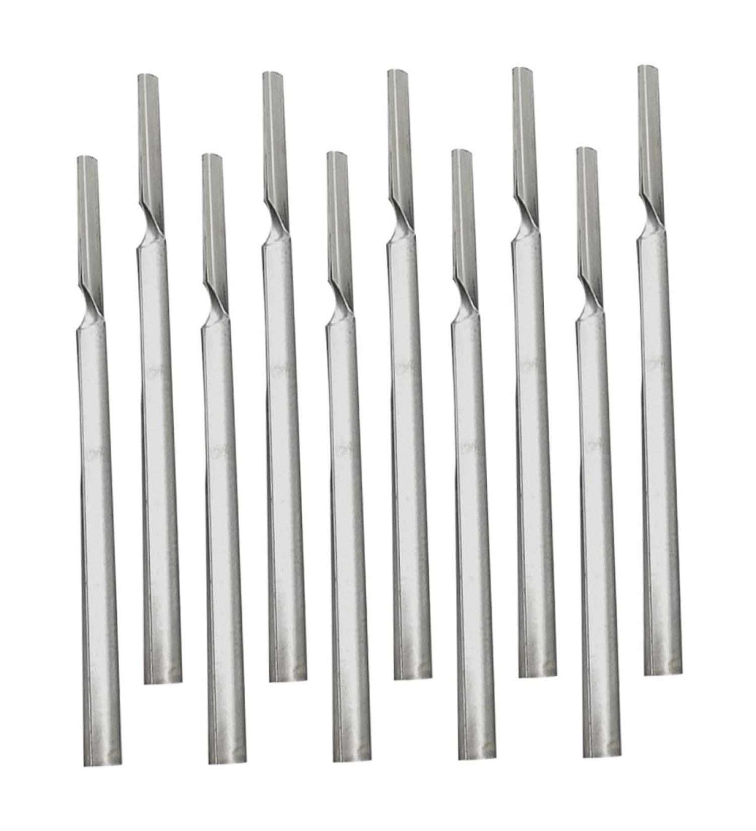 Minkissy 10 STK Pig Hair Blade Holder - Japanese Fish Tweezers & Metal Cleaning Devices for Body Care | Stainless Steel Scraper for Pigs - Buy Online on SooperMarket.com