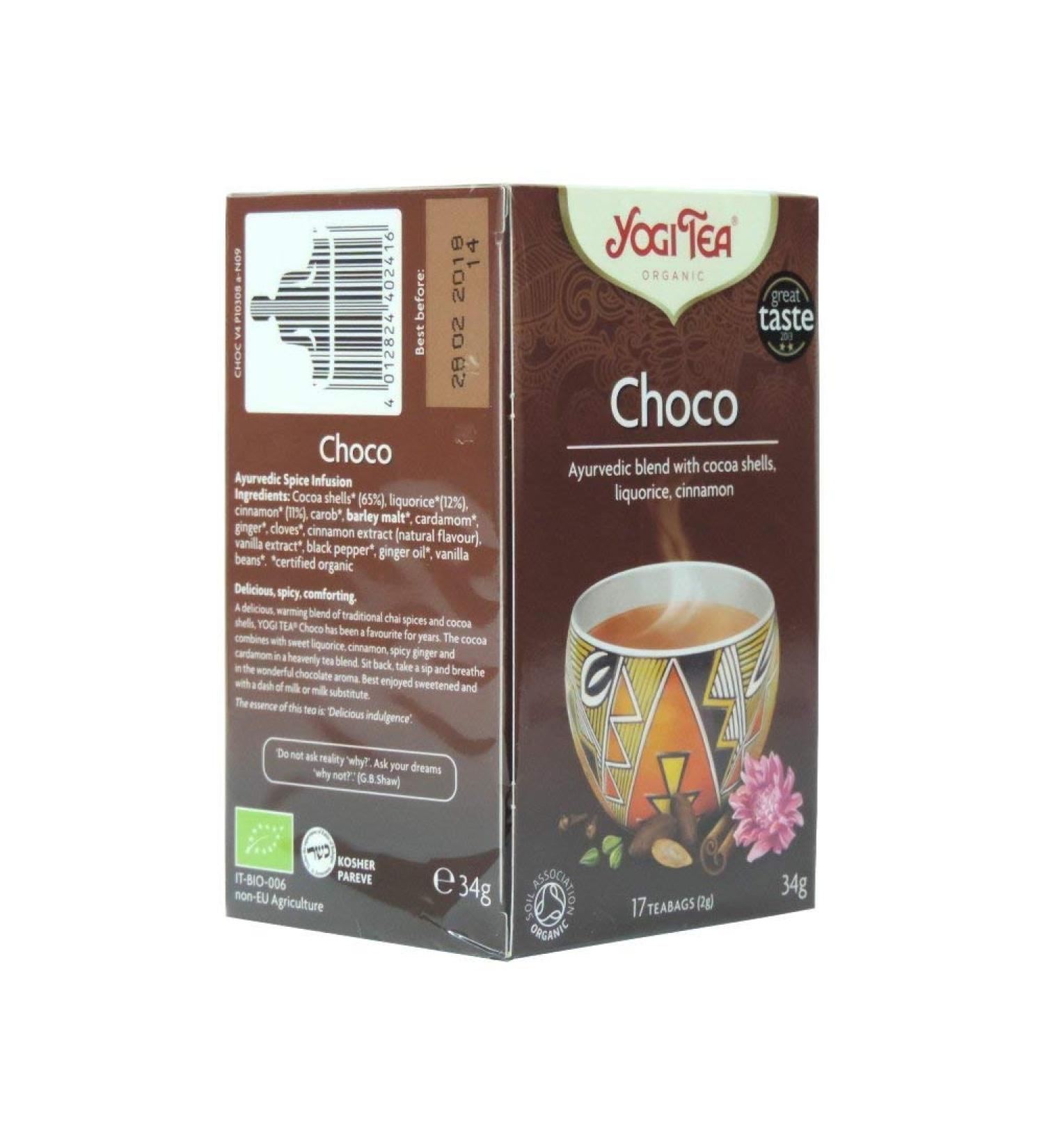 Yogi Tea Choco Organic 34g - Pack of 2