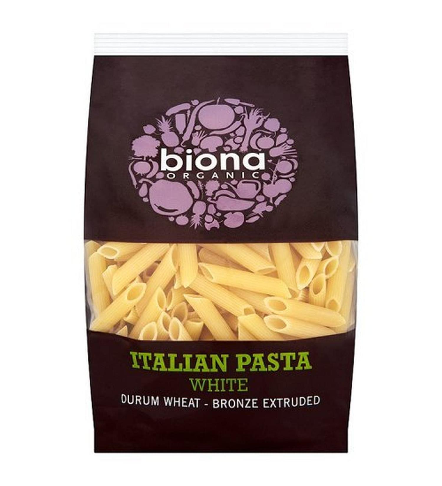 Biona Organic White Penne 500g - Buy Online on SooperMarket.com