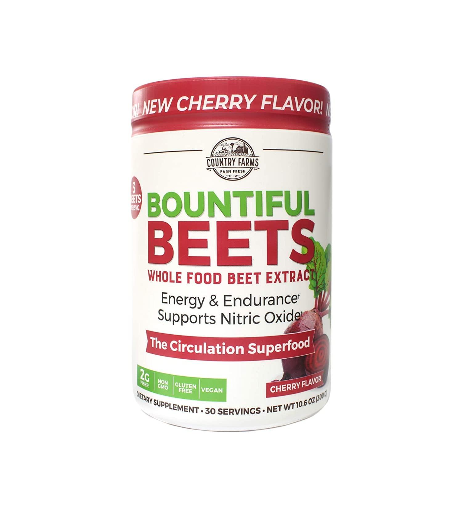 Country Farms Bountiful Beets Circulation Superfood - Natural Flavor 10.6oz (Pack of 7) - Buy Online on SooperMarket.com