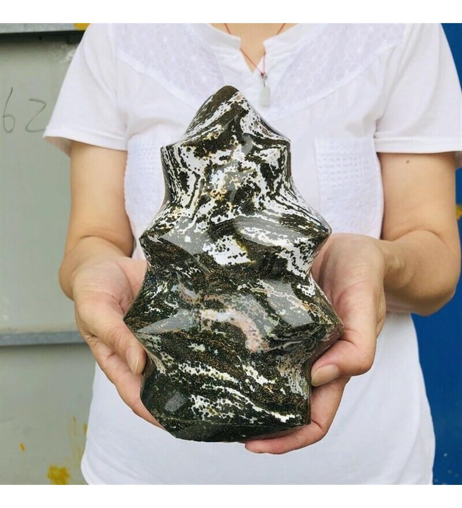 Natural Marine Jasper Quartz Crystal Free Form Ore Sample ERTEYIN (Size : 400-450g) - Buy Online on SooperMarket.com