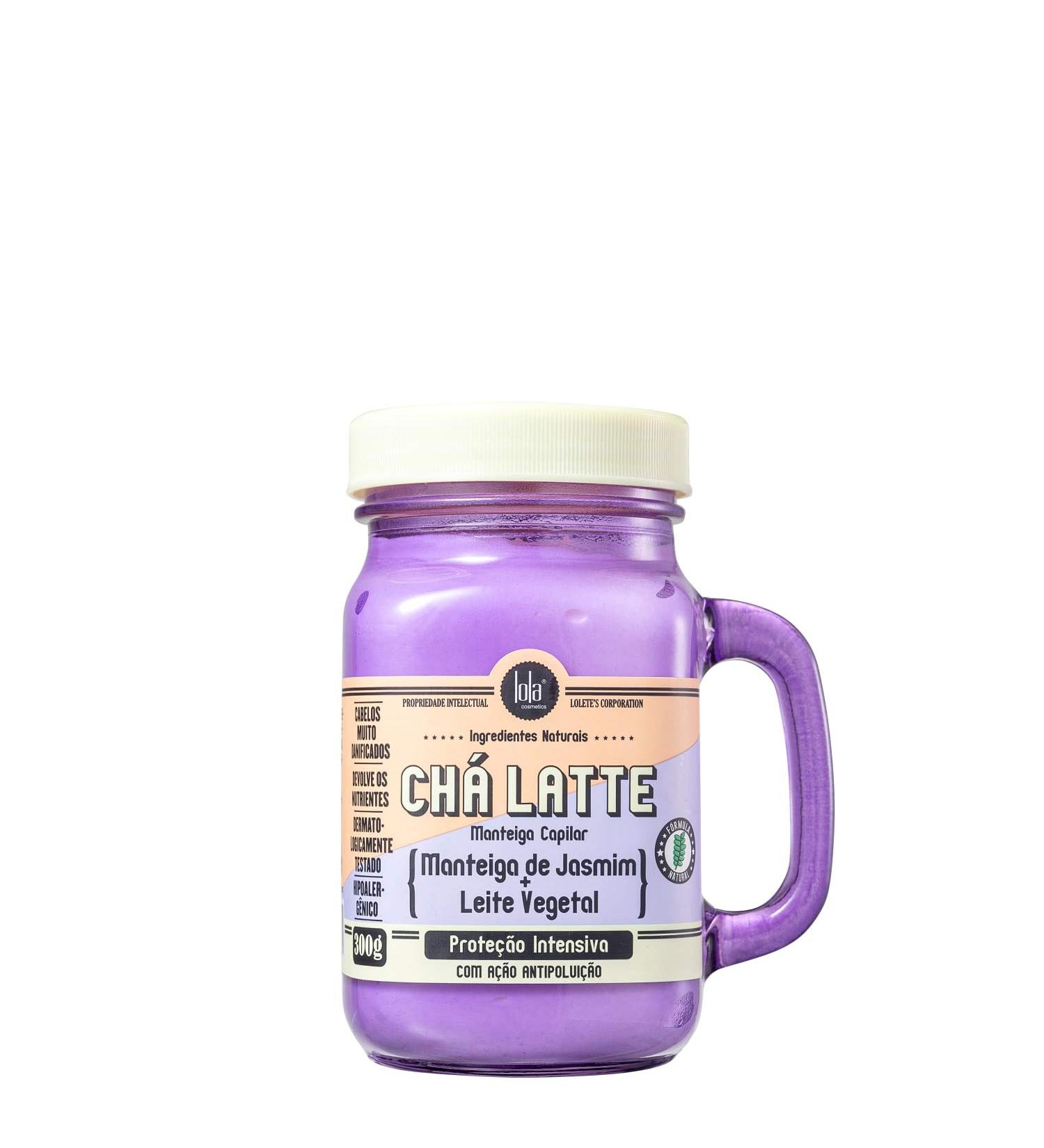 Lola Brasil Cha Latte Hair Mask 300g - Jasmin Butter & Vegetable Milk - 10.58 Oz - Buy Online on SooperMarket.com