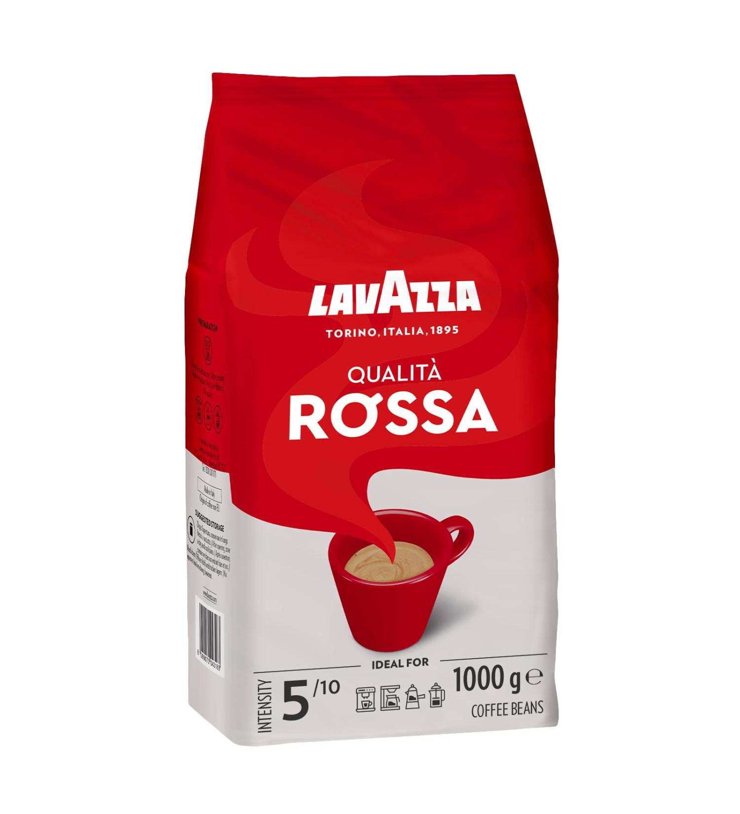 Buy Lavazza Qualit Rossa Coffee Beans 1000g - Premium Italian Coffee for International Shipping - Buy Online on SooperMarket.com