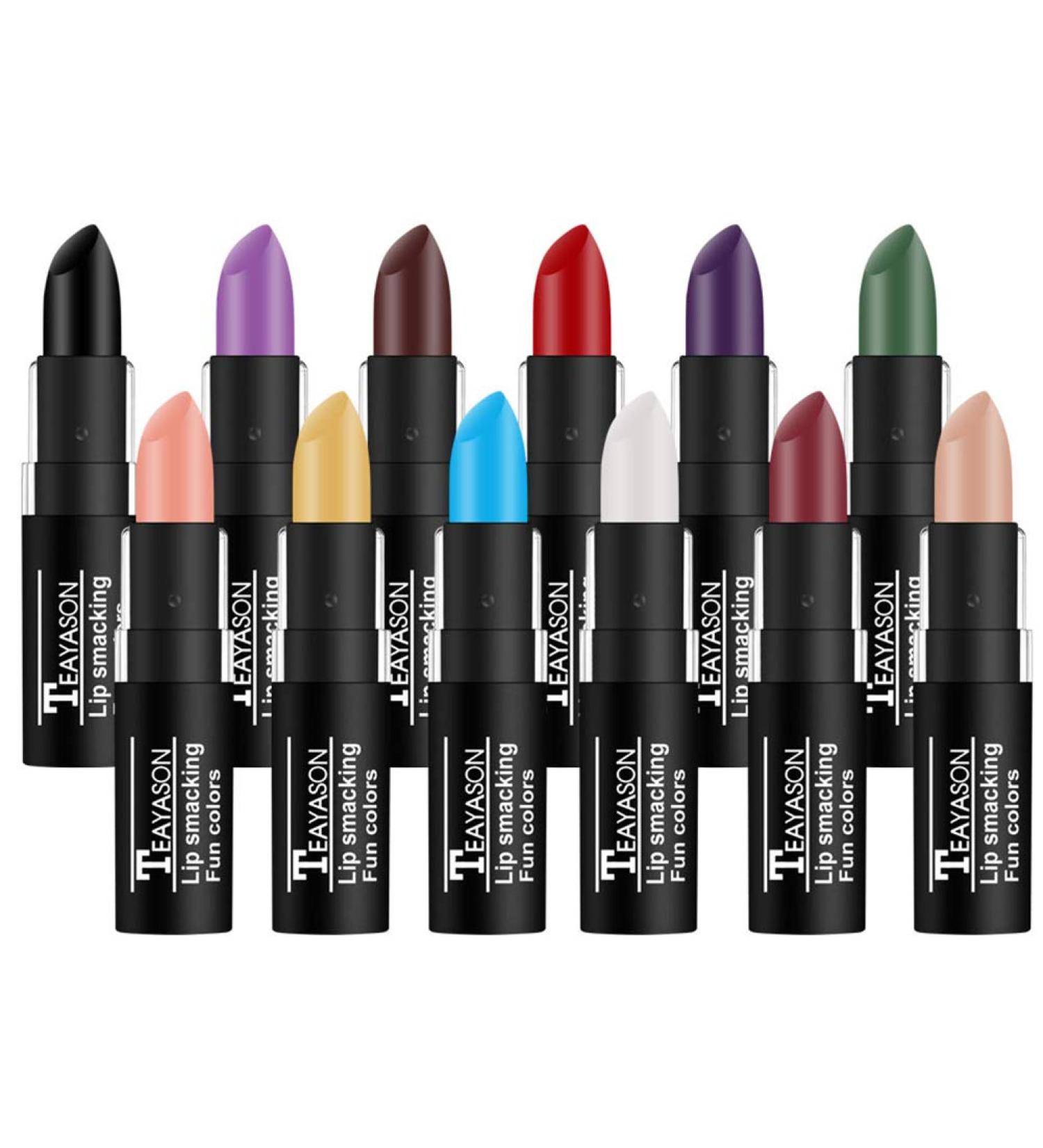 Petansy Matte Lipstick Set - 12 Colors, Waterproof & Long Lasting Lip Gloss Cosmetics for Party Makeup - Perfect Gift - Buy Online on SooperMarket.com