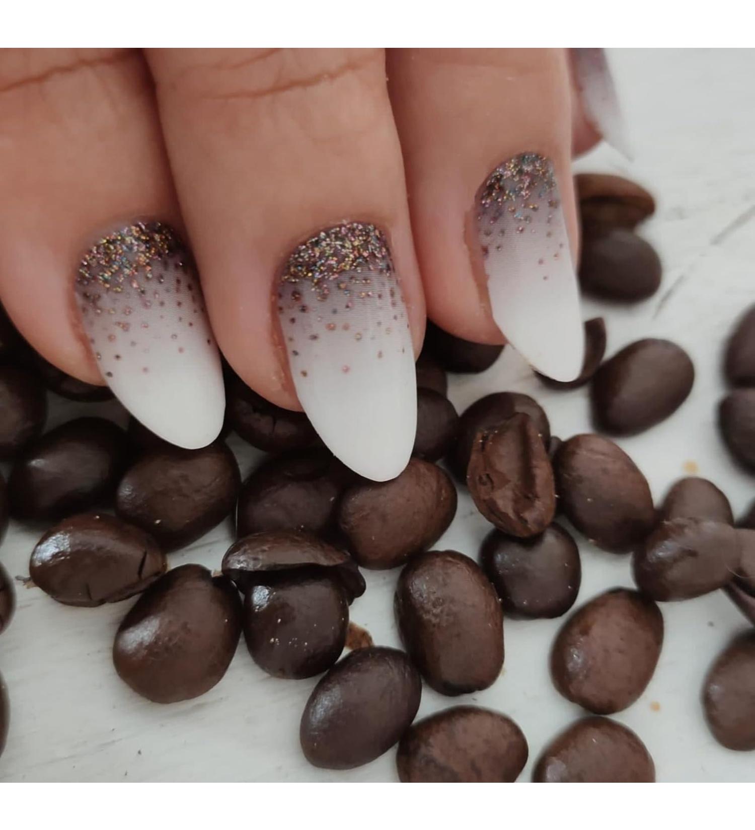 Zaubern gel4Home Nail Foils - 16 Pieces Espresso Boomer Nail Wraps | International Shipping Available - Buy Online on SooperMarket.com