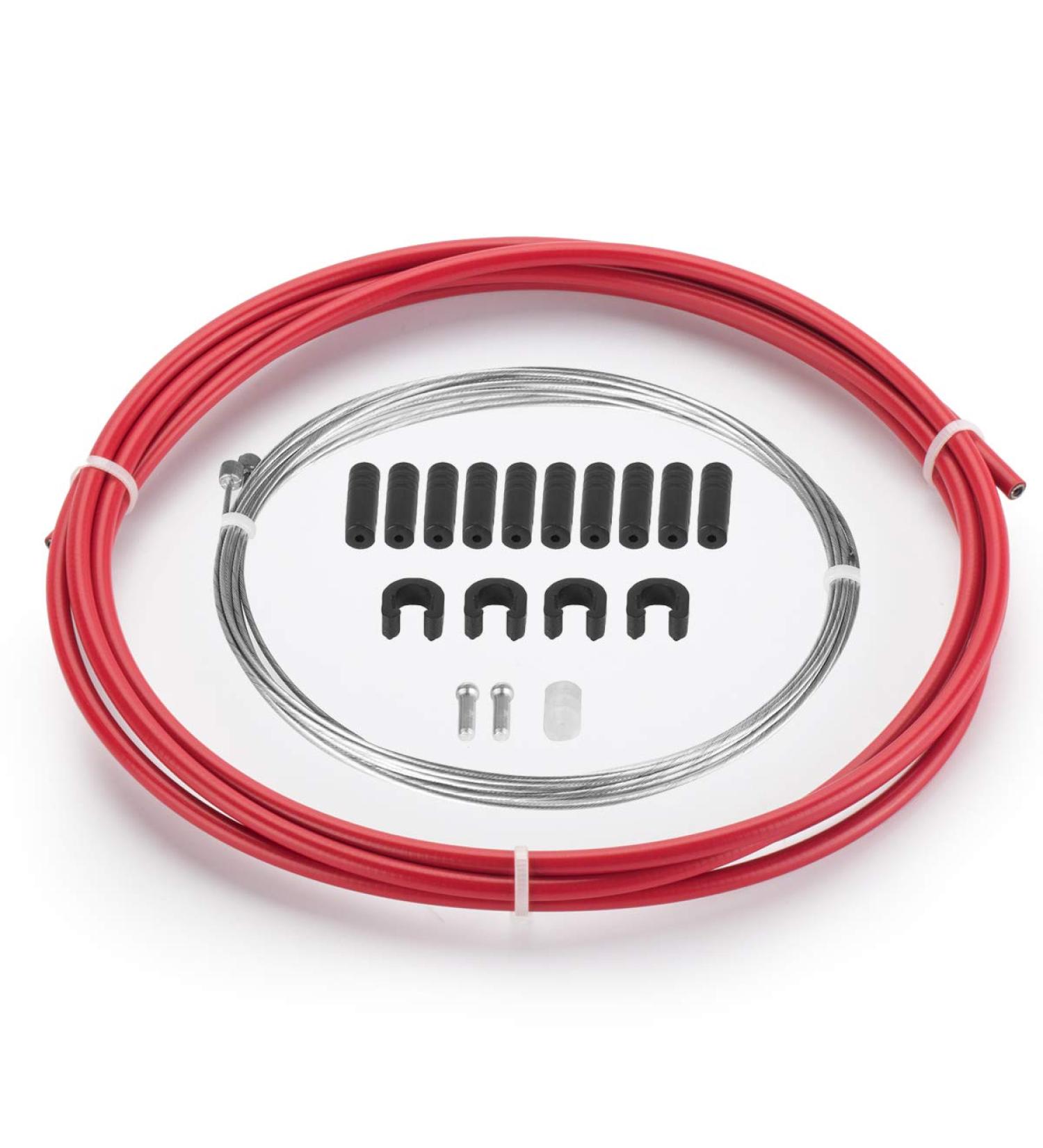CNC Bicycle Shifter Cable Housing for Road/Mountain Bike/MTB, Red