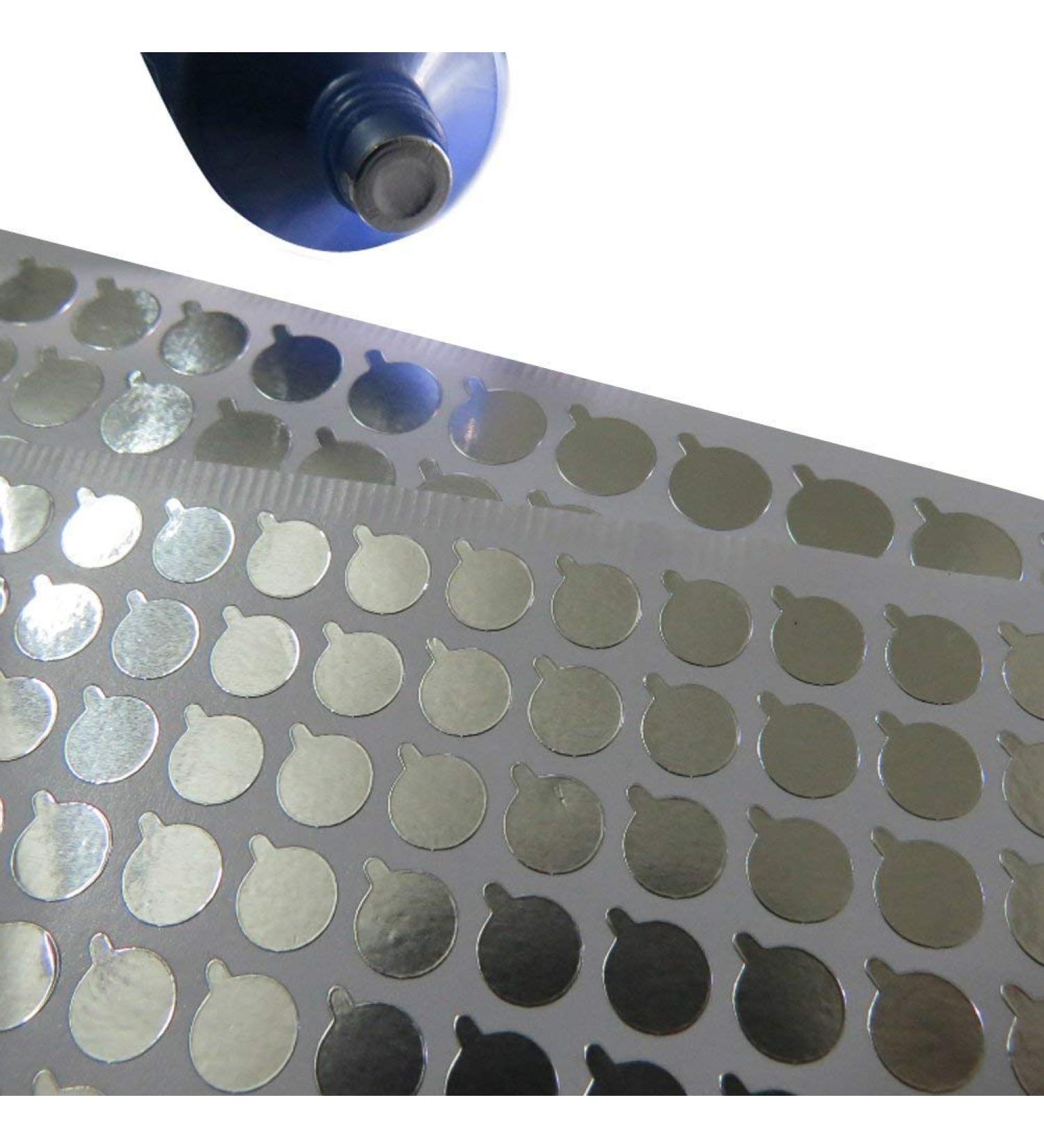 6 Sheets(360Pcs) 15mm Aluminum Foil Film Sticker Seal for Bottles Stopper Sealing Strip for Toothpaste Soft Tube Cosmetic Essentiol Oil Bottles Makeup Storage Containers - Buy Online on SooperMarket.com