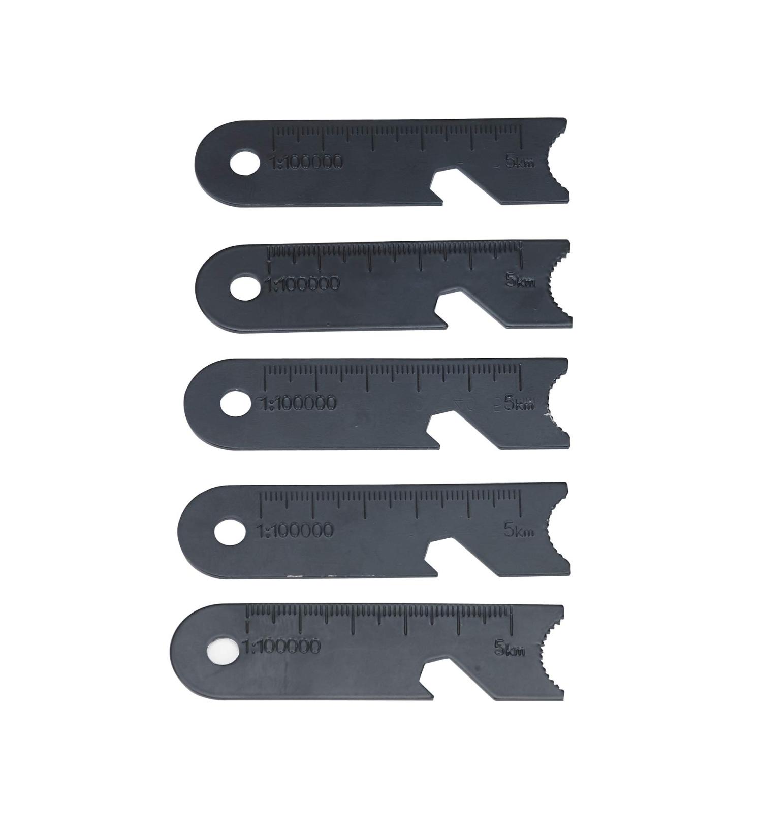 DOSMAMZ 5pcs Premium Ferro Rod Scraper, Ferro rods Magnesium Rods Striker, Adapt for All Kind Ferrocerium Rods
