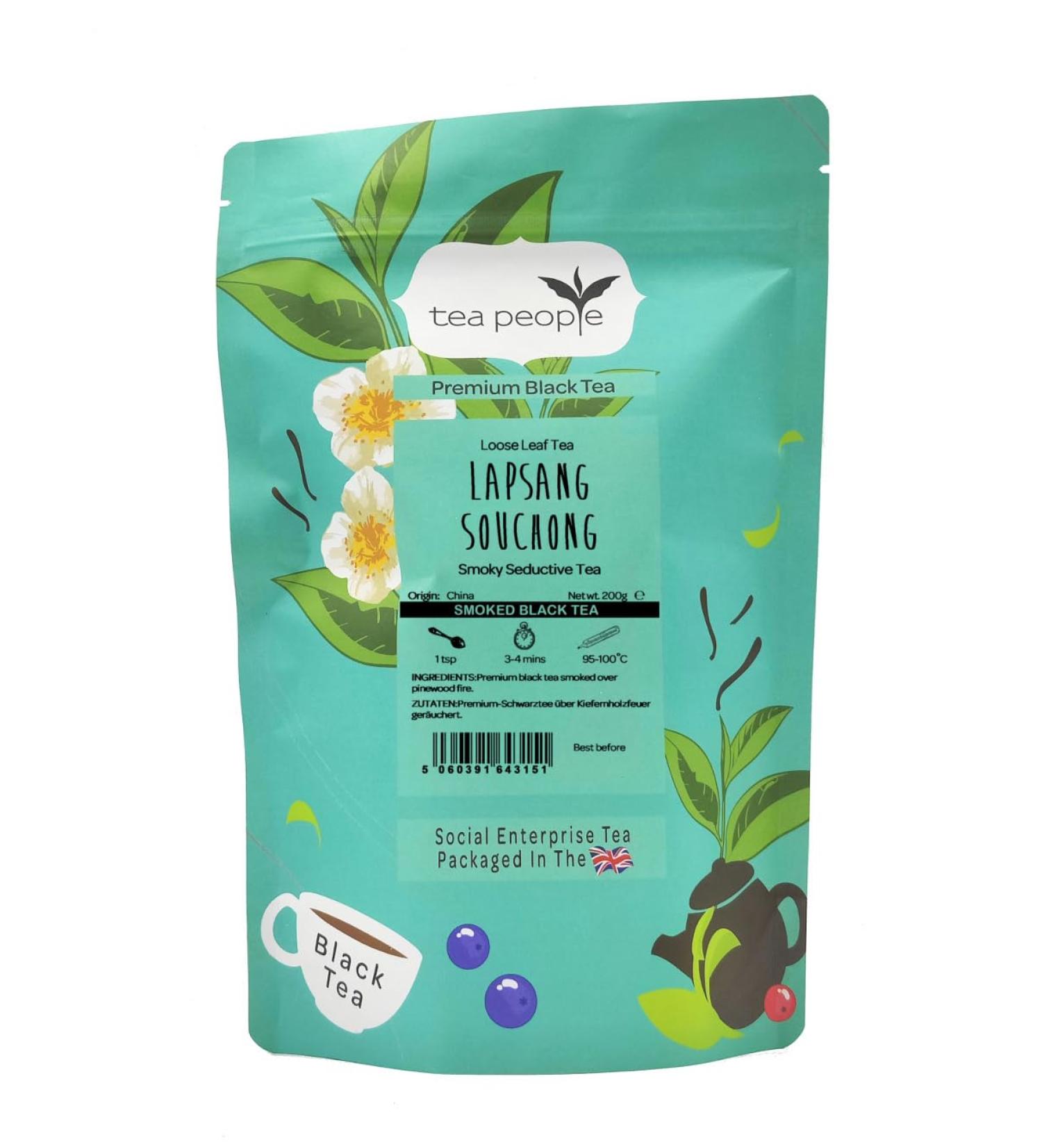 Tea People Lapsang Souchong - 200g Refill Pack Smoky 1 Count (Pack of 1)