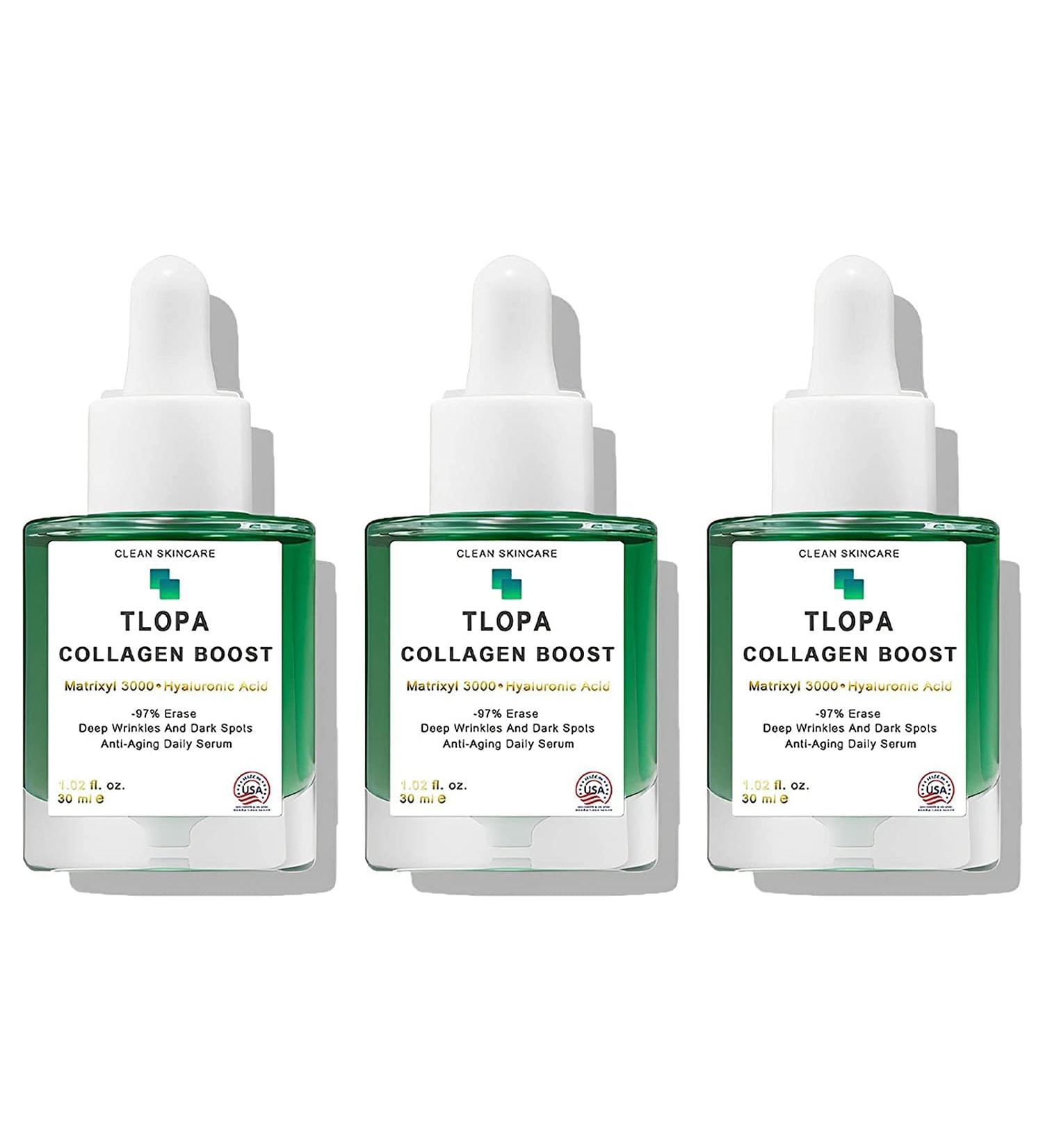 3PCS TLOPA Luxury Hyaluronic Acid & Collagen Boost Anti-Aging Serum Set - Buy Online on SooperMarket.com