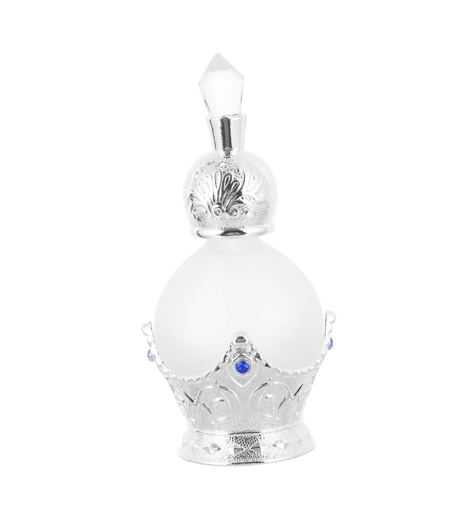 PLAFOPE 1pc Perfume Bottle Scented Cosmetic Sprayer Bottle Refillable Liquid Bottle Empty Perfume Container Mini Spray Bottle Humidifier Empty Glass Composite Material Perfume Rack Travel 9X4X4CM Silver - Buy Online on SooperMarket.com