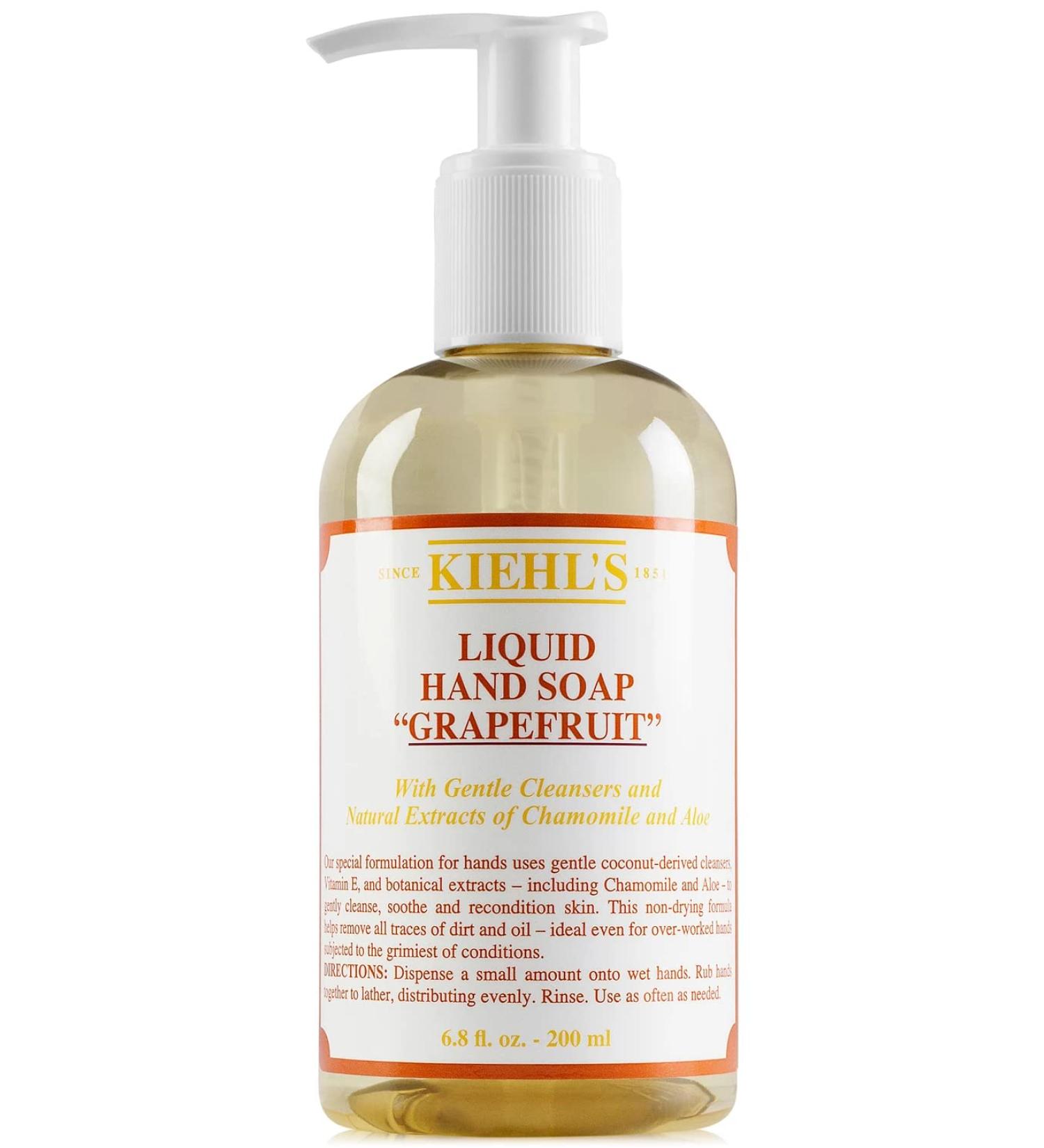 Kiehl's Liquid Hand Soaps Grapefruit  6.8 Ounce