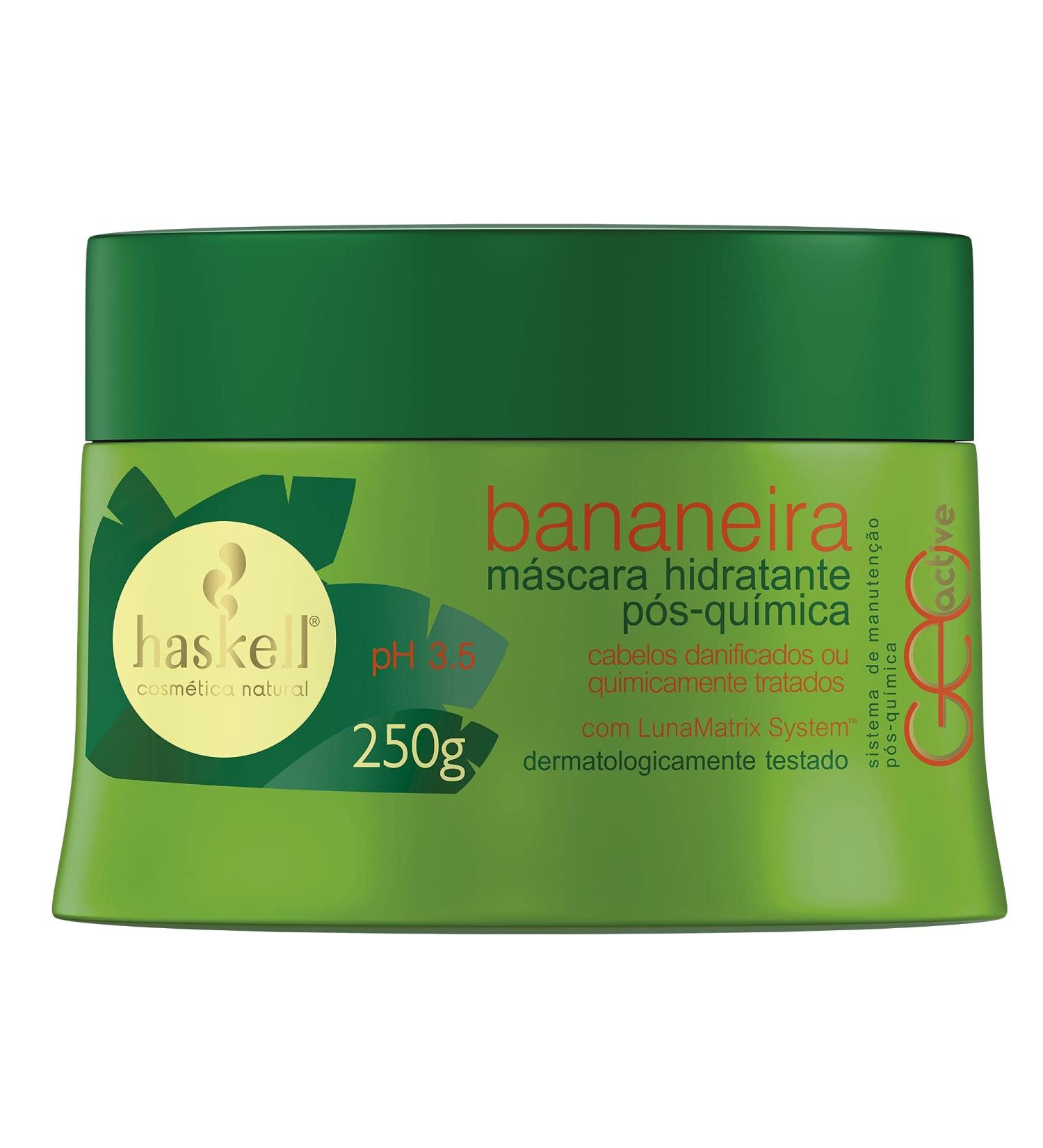 Haskell Bananeira Hair Mask 250g - Nourishing Hair Treatment for Soft Shiny Locks | International Shipping Available - Buy Online on SooperMarket.com