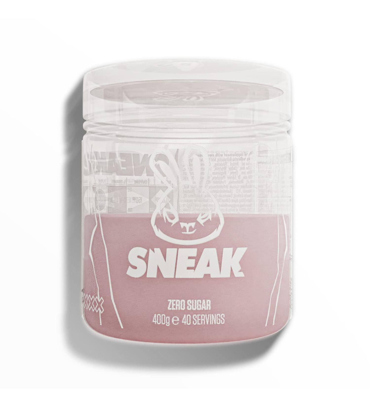 SNEAK Origins Rhubarb & Custard Edition | In-Game Focus Boost Energy Drink | Zero Sugar & Low-Calorie Vegan Formula | 40 Servings 400g (Pack of 1) - Buy Online on SooperMarket.com