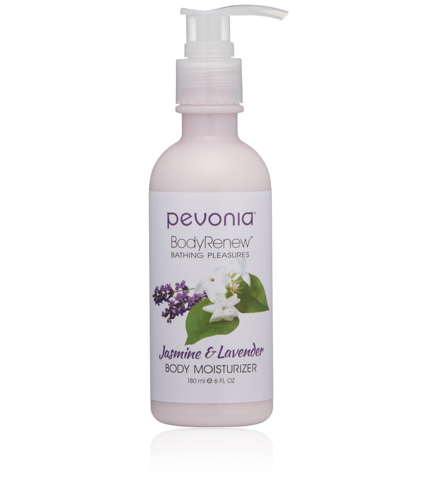 Pevonia BodyRenew Body Moisturizer - Jasmine & Lavender - Hydrating 6 Fl Oz for Glowing Skin | International Shipping Available - Buy Online on SooperMarket.com