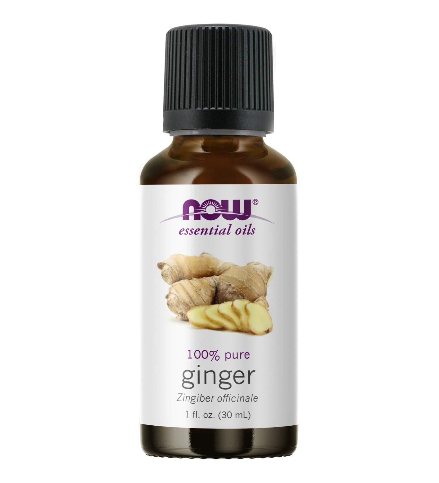 Now Foods Ginger Essential Oil 1 fl oz - Pure, Natural Aromatherapy - Buy Online on SooperMarket.com
