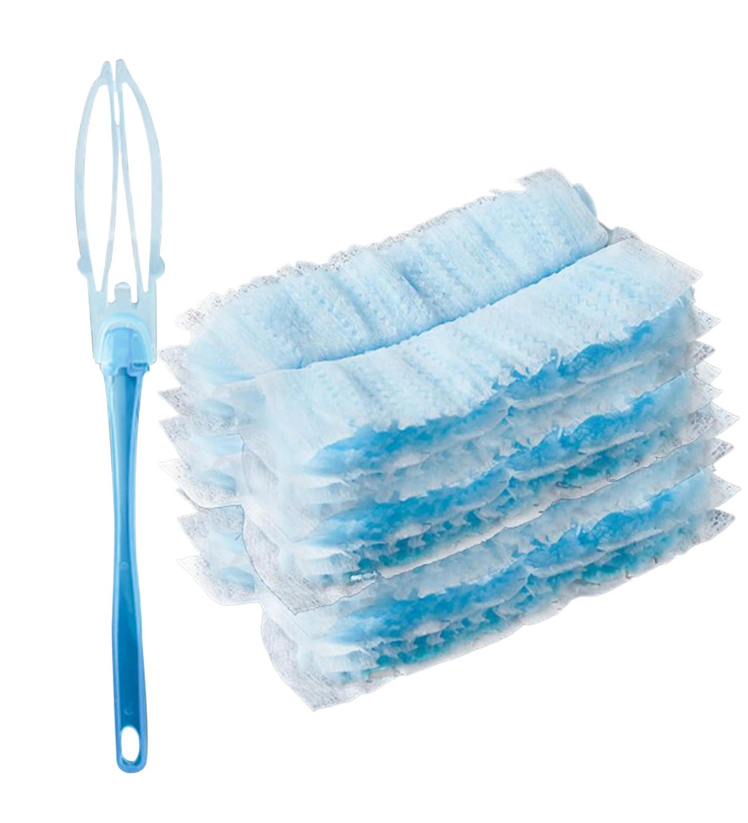 8PCS Duster Refill Microfibre Dusters Refills Electrostatic Adsorption Dusting Tools with 1 Handle Duster Disposable Replacement Dusters for Cleaning Home Office Furniture. - Buy Online on SooperMarket.com