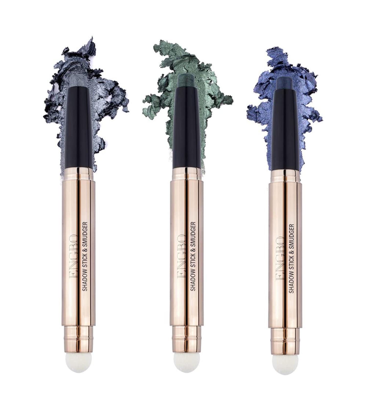 3 Pcs Eyeshadow Stick Set Reddhoon Shimmer Eye Brightener Stick Rotatable C-ream Eye Shadow Pencil Crayon Double Ended Eyeshadow Pencil with Soft Brush for Eye Makeup Set D - Buy Online on SooperMarket.com