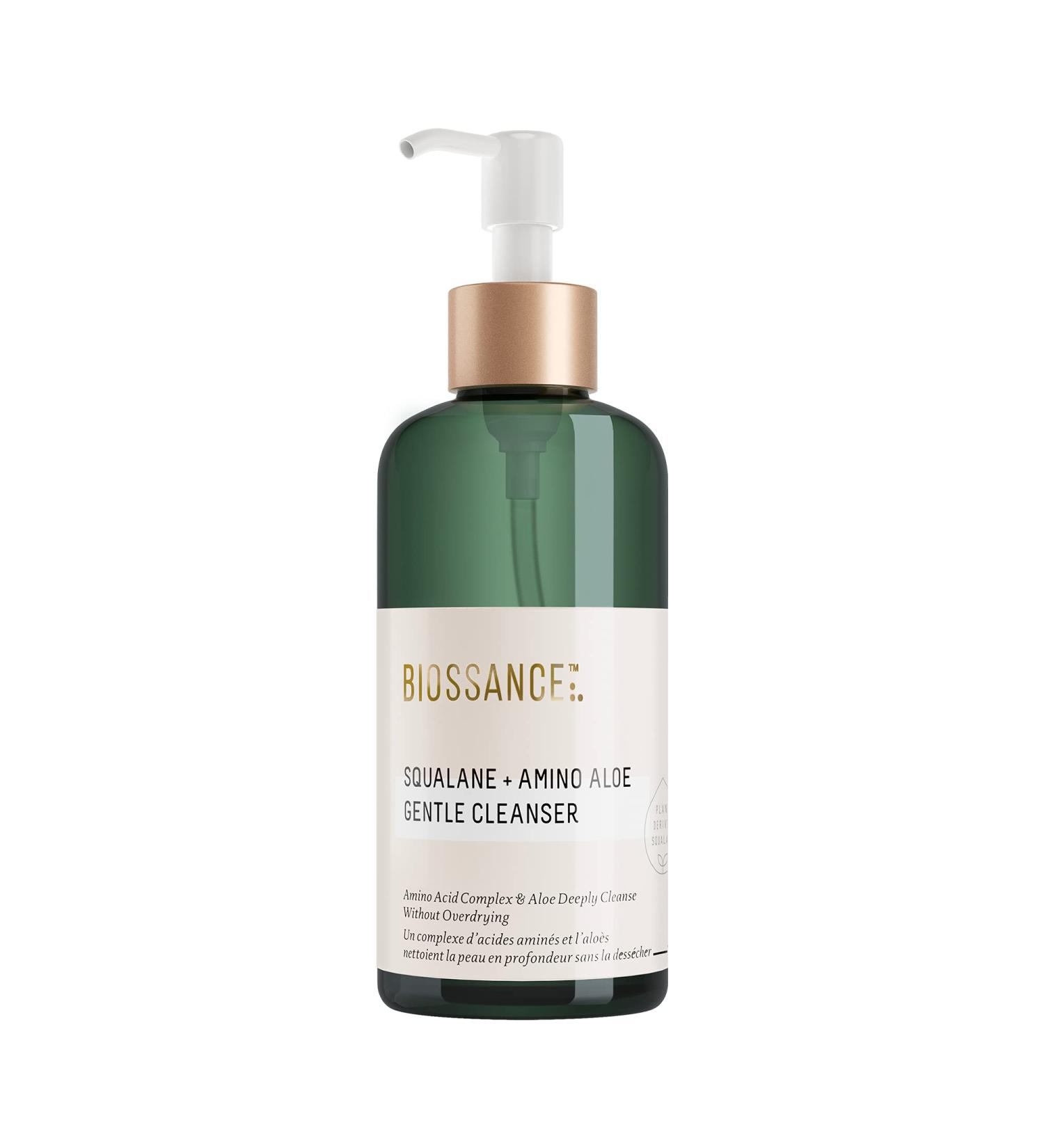 Biossance Squalane + Amino Aloe Gentle Cleanser - Foaming Gel Face Wash (6.76 fl oz) - Buy Online on SooperMarket.com