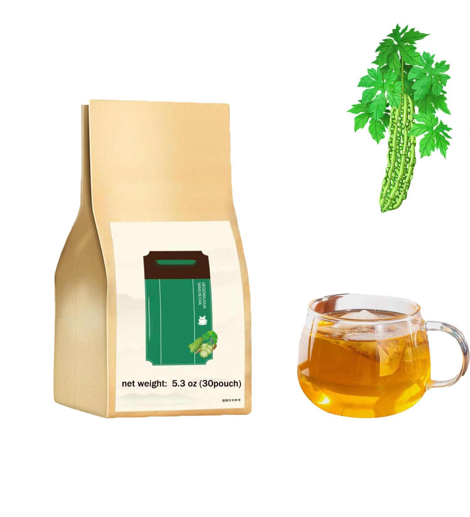 Bitter Melon and Mulberry Leaf Tea Bitter Gourd Mulberry Leaf Tea (1) - Buy Online on SooperMarket.com