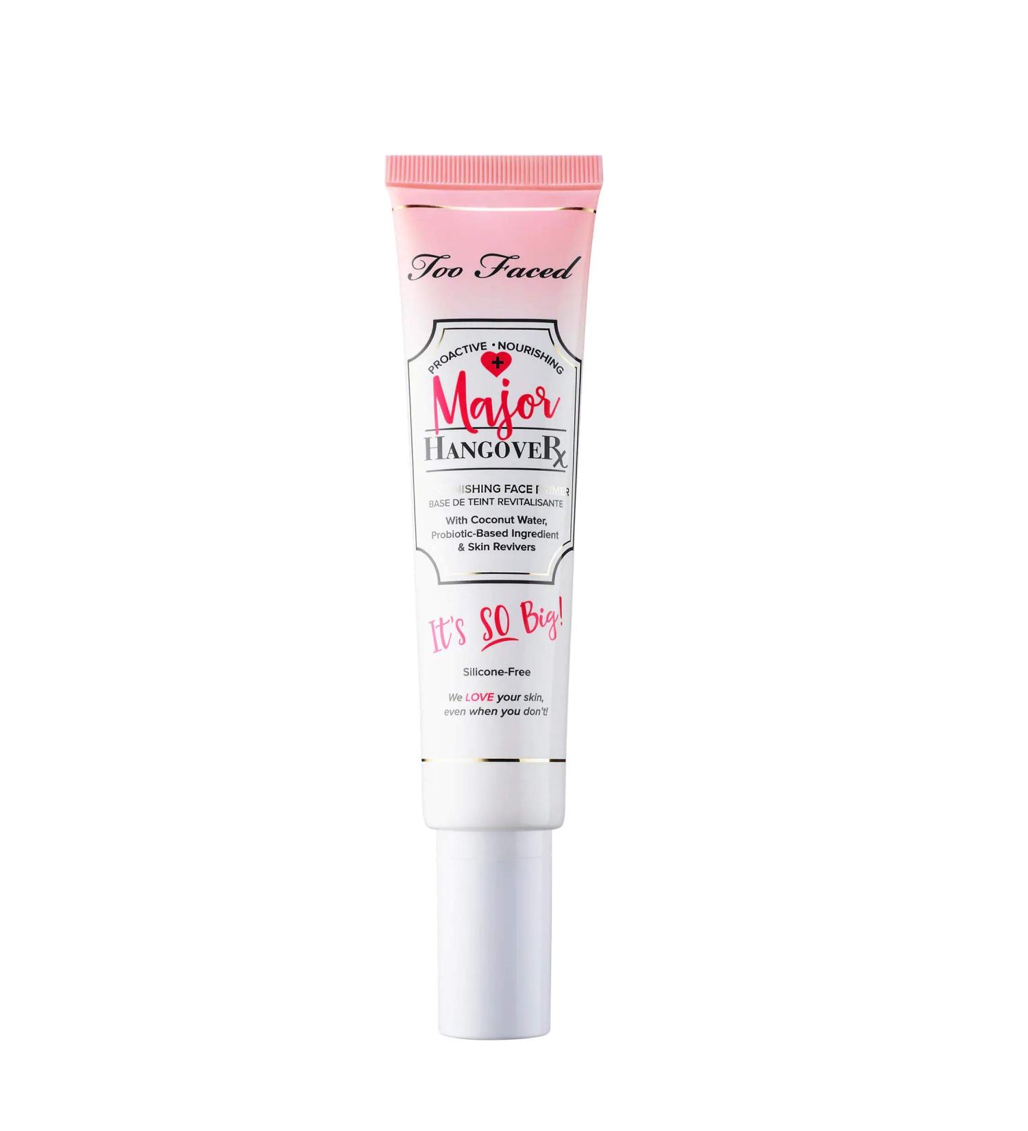 Too Faced Major Hangover Super-Sized Face Primer - Ultimate Replenishing Formula - Buy Online on SooperMarket.com