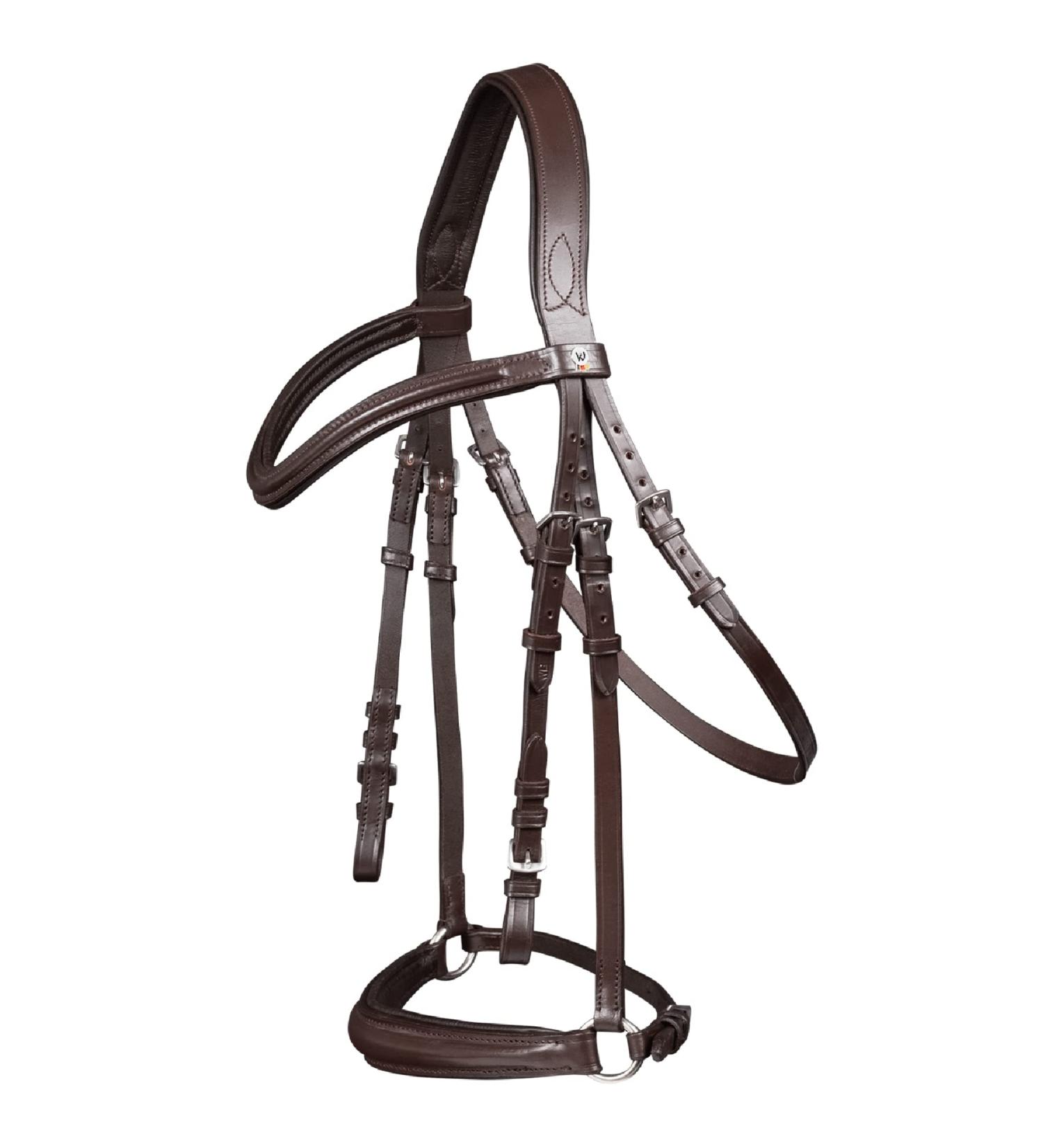WALDHAUSEN Hannover Standard Bridle - Brown Warmblood | Premium Equestrian Gear - Shop Internationally - Buy Online on SooperMarket.com