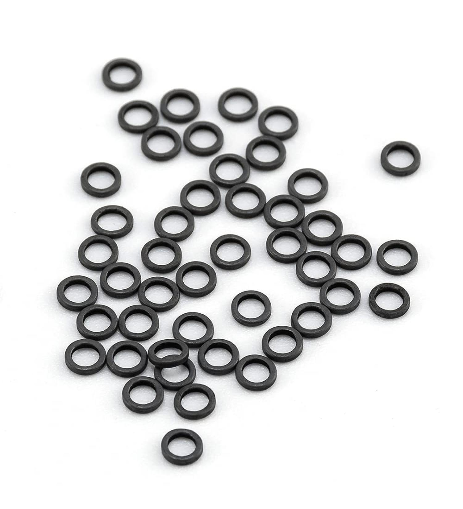 Dr.Fish 50 Pack Stainless Steel Fly Fishing Tippet Rings - 2mm/2.5mm - Lightweight Low Profile for Trout, Salmon, Crappie, Bluegill, Steelhead - Buy Online on SooperMarket.com