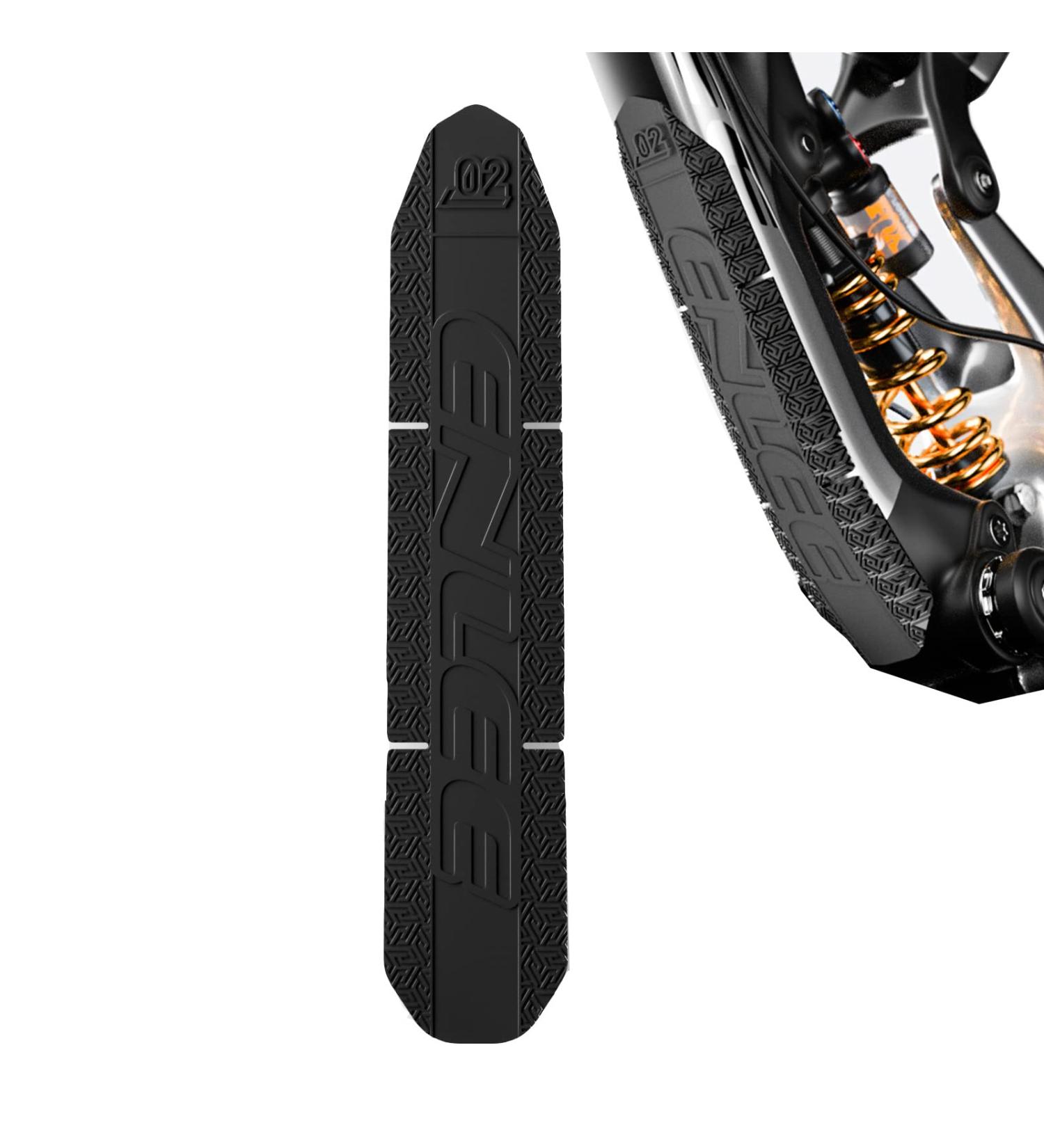 ENLEE Mountain Bike Down Tube Frame Protector | 3M MTB Bicycle Guard | Black | Protect Your Bike from Collision and Scratches - Buy Online on SooperMarket.com