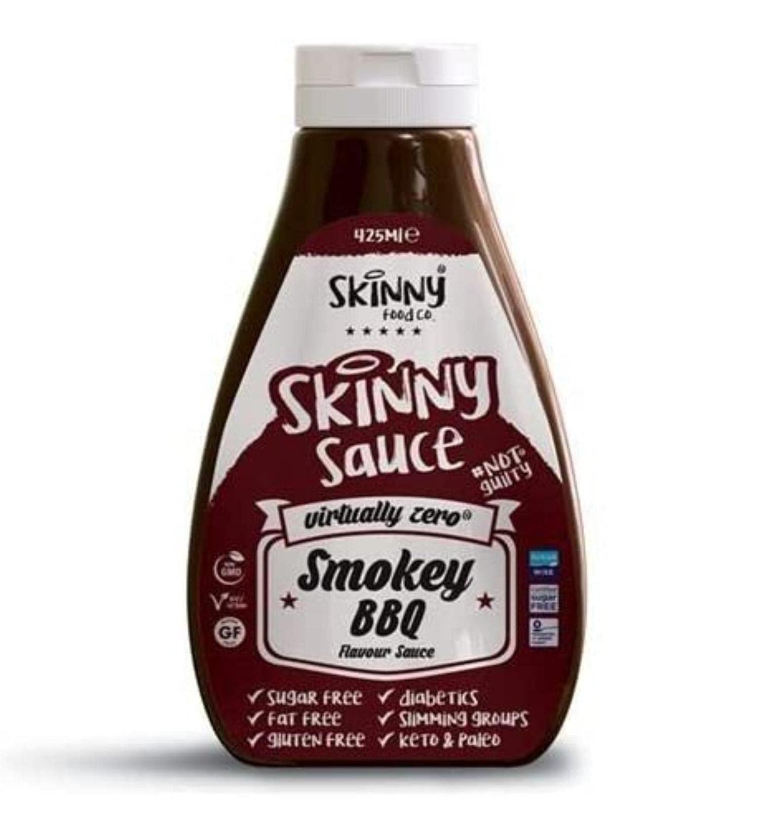 The Skinny Food Co Smokey BBQ Zero Calorie Sugar Free Sauce 425ml - Pack of 1 - Buy Online on SooperMarket.com
