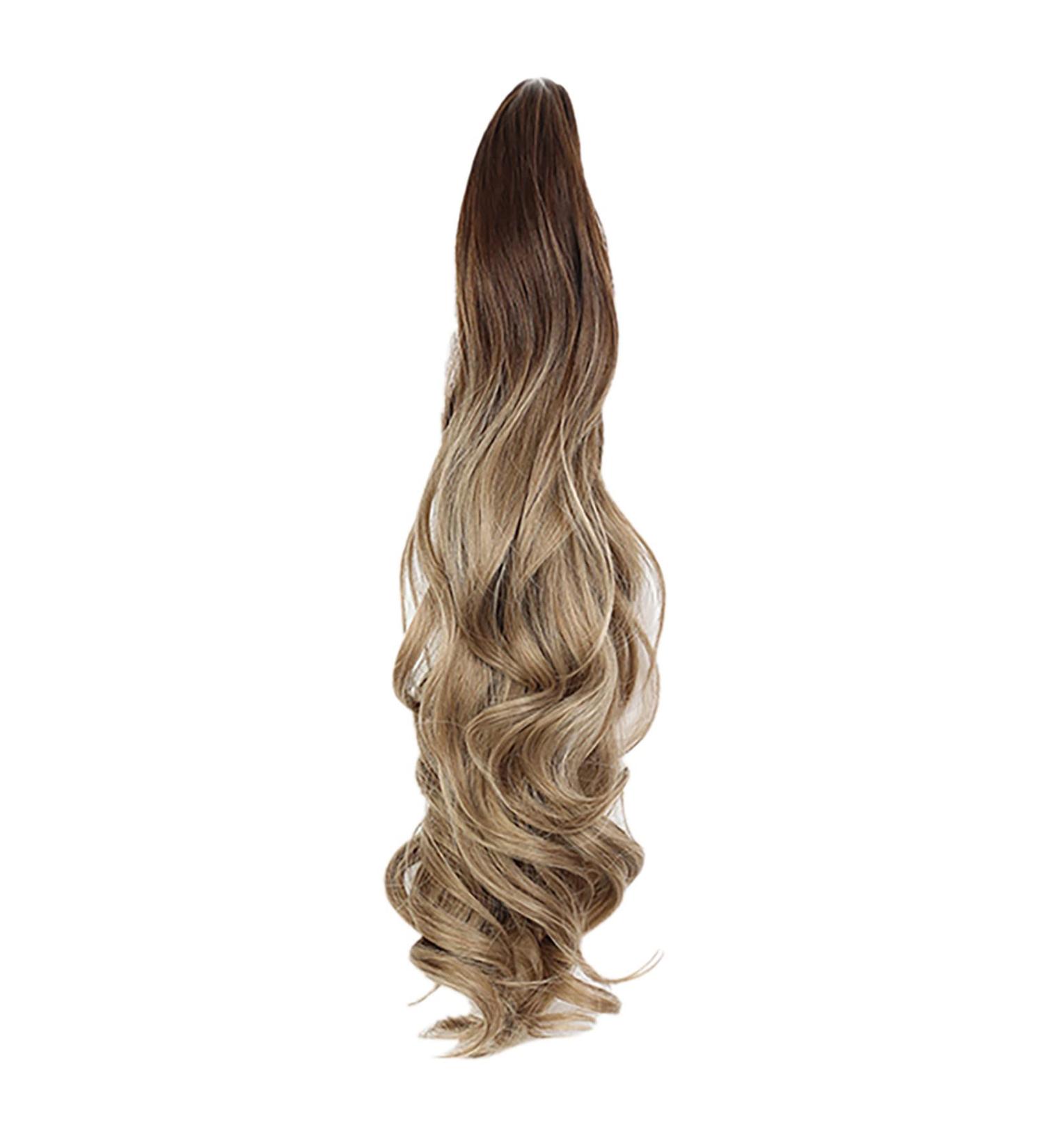 YUECI Clip-In Ponytail Extensions | Real & Synthetic Hair 45.72 cm #11 Perfect Braid Hair Extensions for Effortless Style - Buy Online on SooperMarket.com