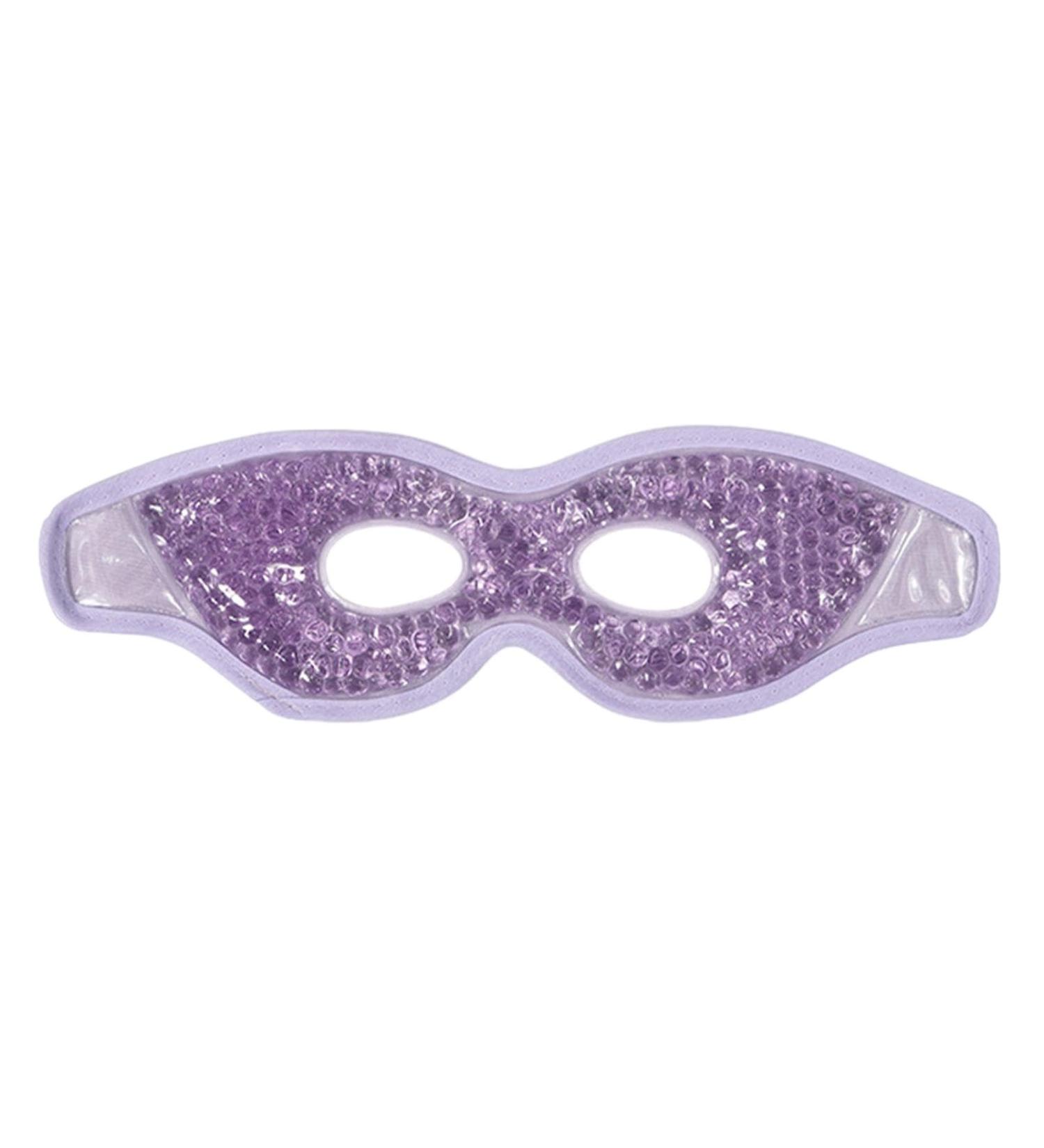 Fenteer Reusable Cold & Hot Eye Mask - Gel Pearl Cooling Eye Bag for Soothing Relief - Easy-to-Use Violet Design - Buy Online on SooperMarket.com
