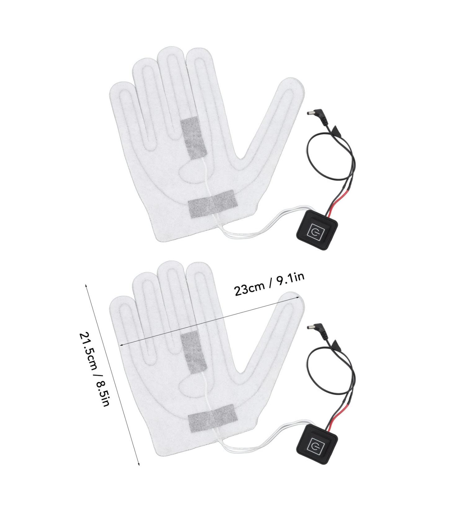 HEEPDD 2 Pack Electric Heating Foil Gloves - 3 Gears Adjustable Perfect for Winter Outdoor & Indoor Activities - Buy Online on SooperMarket.com