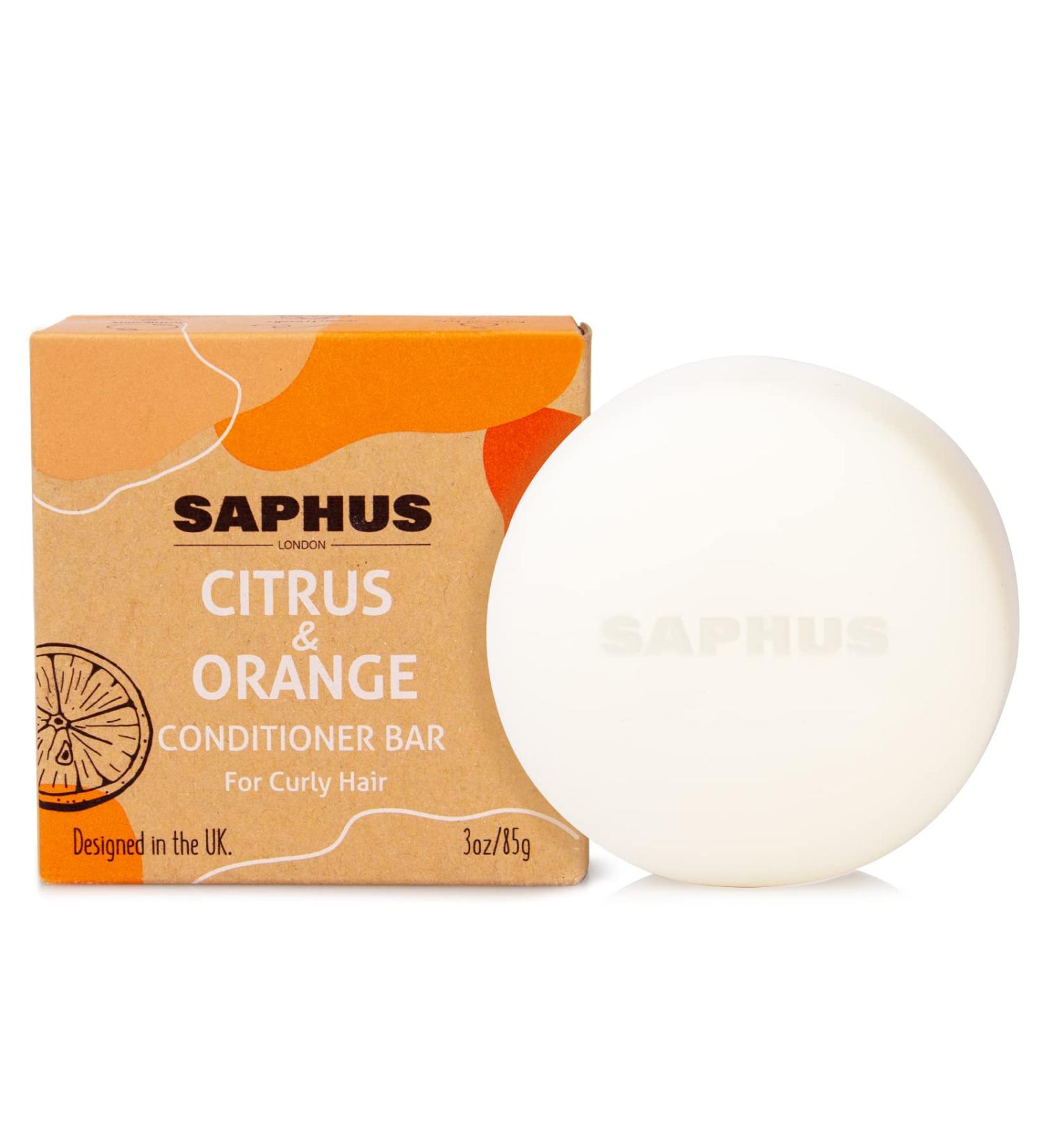 Hydrating Conditioner Bar with Moroccan Argan Oil | Deep Conditioning for Curly Hair | Sustainable & Sulfate Free | 3oz Citrus Lemon - Buy Online on SooperMarket.com