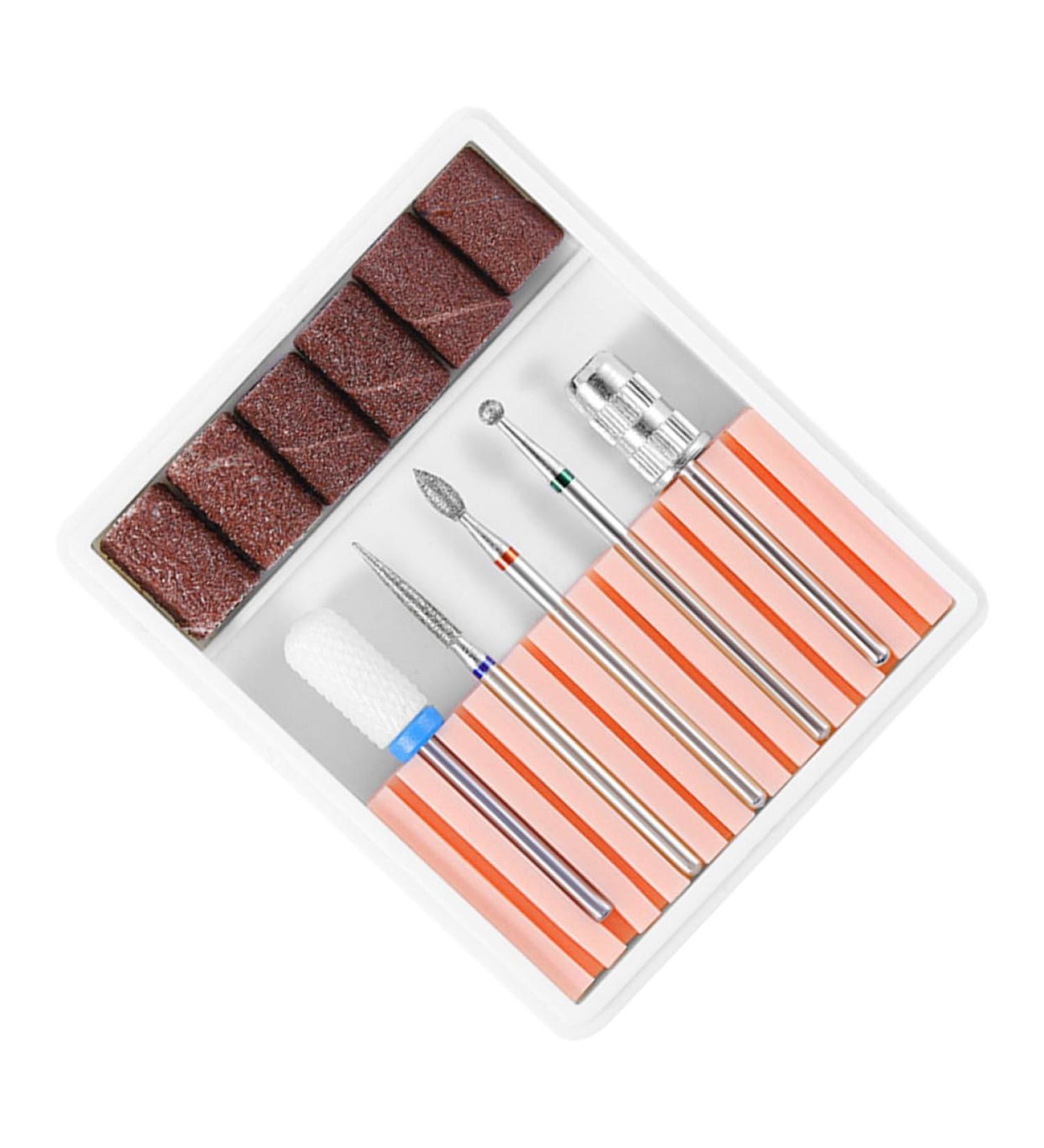 POPETPOP 1 Set Manicure Drill Bits Electric File for Nails Drill Bits for Nails Sturdy Drill Bits Nail Art Equipment Rechargeable Nail File Nail Drill Bits Manicure Tools Pink Ceramics 6.5x5.5cm Pink - Buy Online on SooperMarket.com
