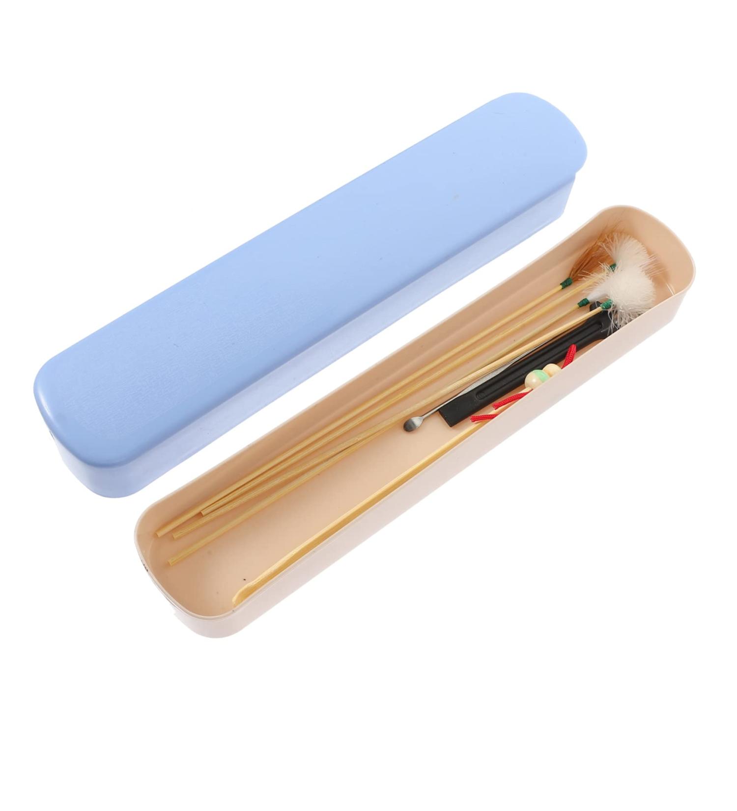 Ear Cleaning Kit - Bamboo Ear Pick Set for Ear Wax Removal | Spiral Cleaner and Ear Picker Tool Set - Buy Online on SooperMarket.com