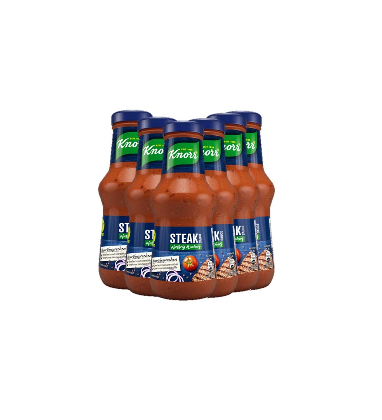 Buy Knorr Spicy Barbecue Steak Sauce - 6 x 250ml | International Shipping Available - Buy Online on SooperMarket.com