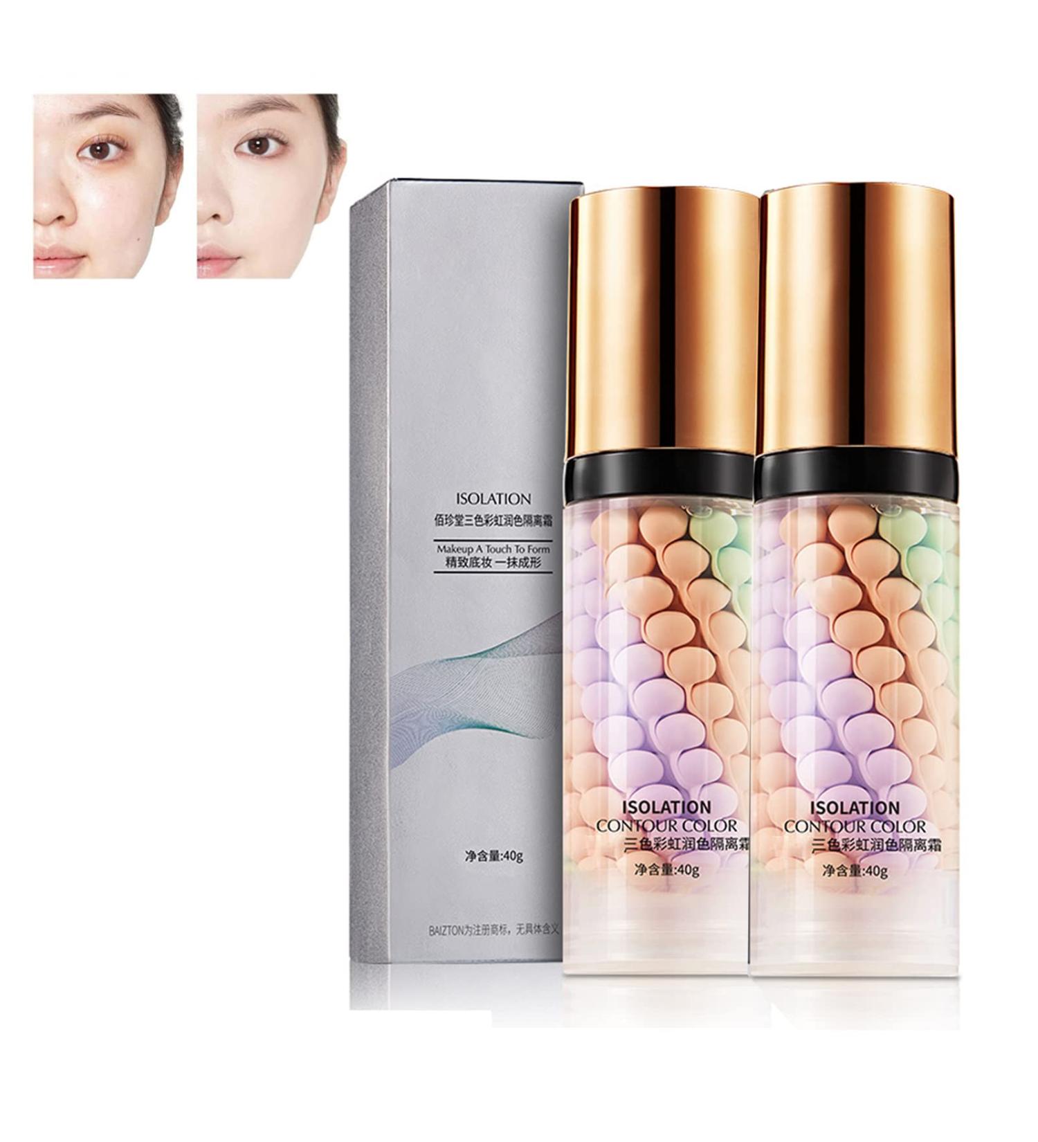 Yo Jesifafa 2023 Pore Primer Skin Perfecting Base Primer + Tricolor Correcting Serums (2pcs) - Buy Online on SooperMarket.com