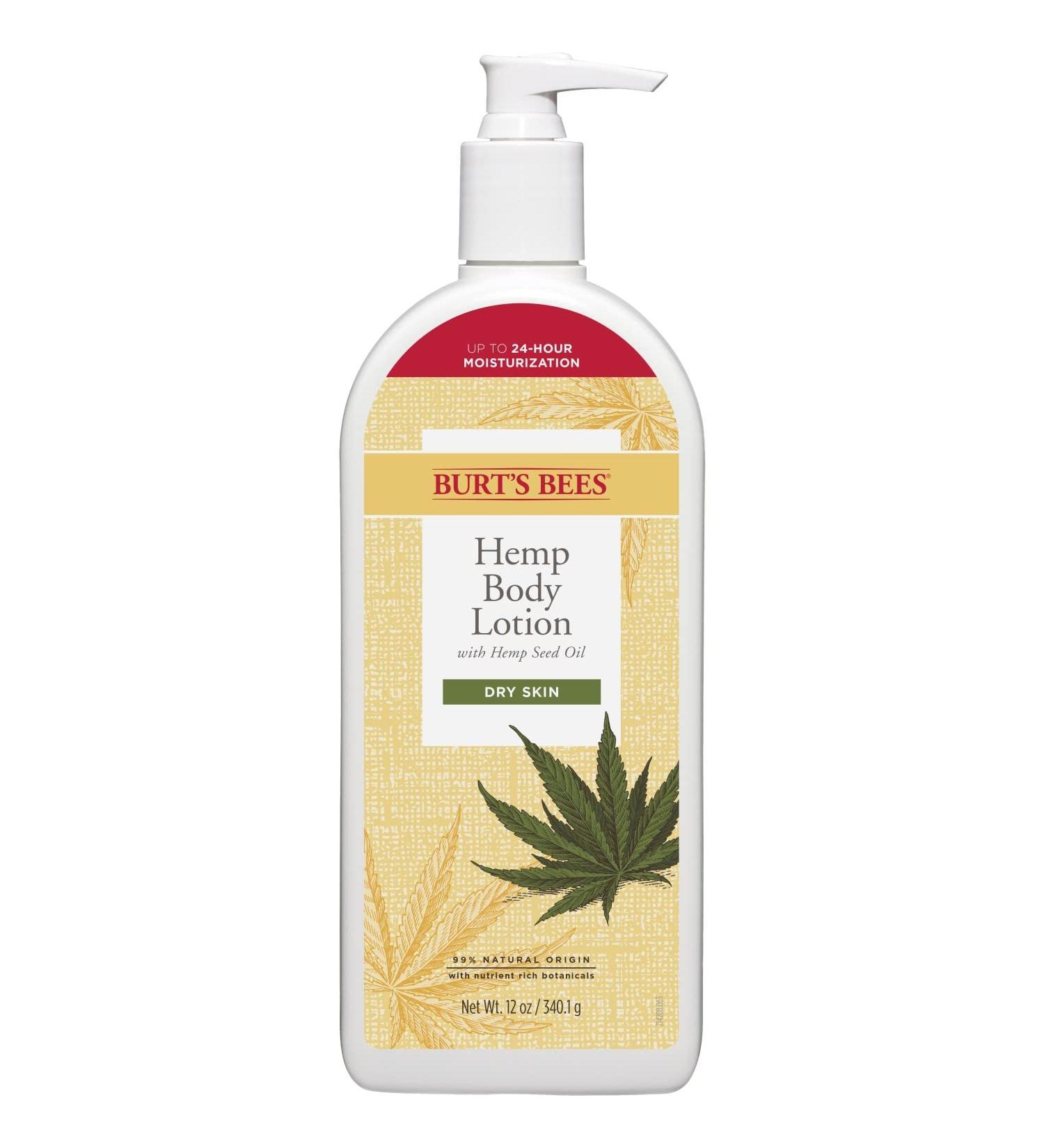 Burt's Bees Hemp Seed Oil Body Lotion 12 Oz - Pack of 3 | Moisturizing Treatment for Dry Skin - Buy Online on SooperMarket.com