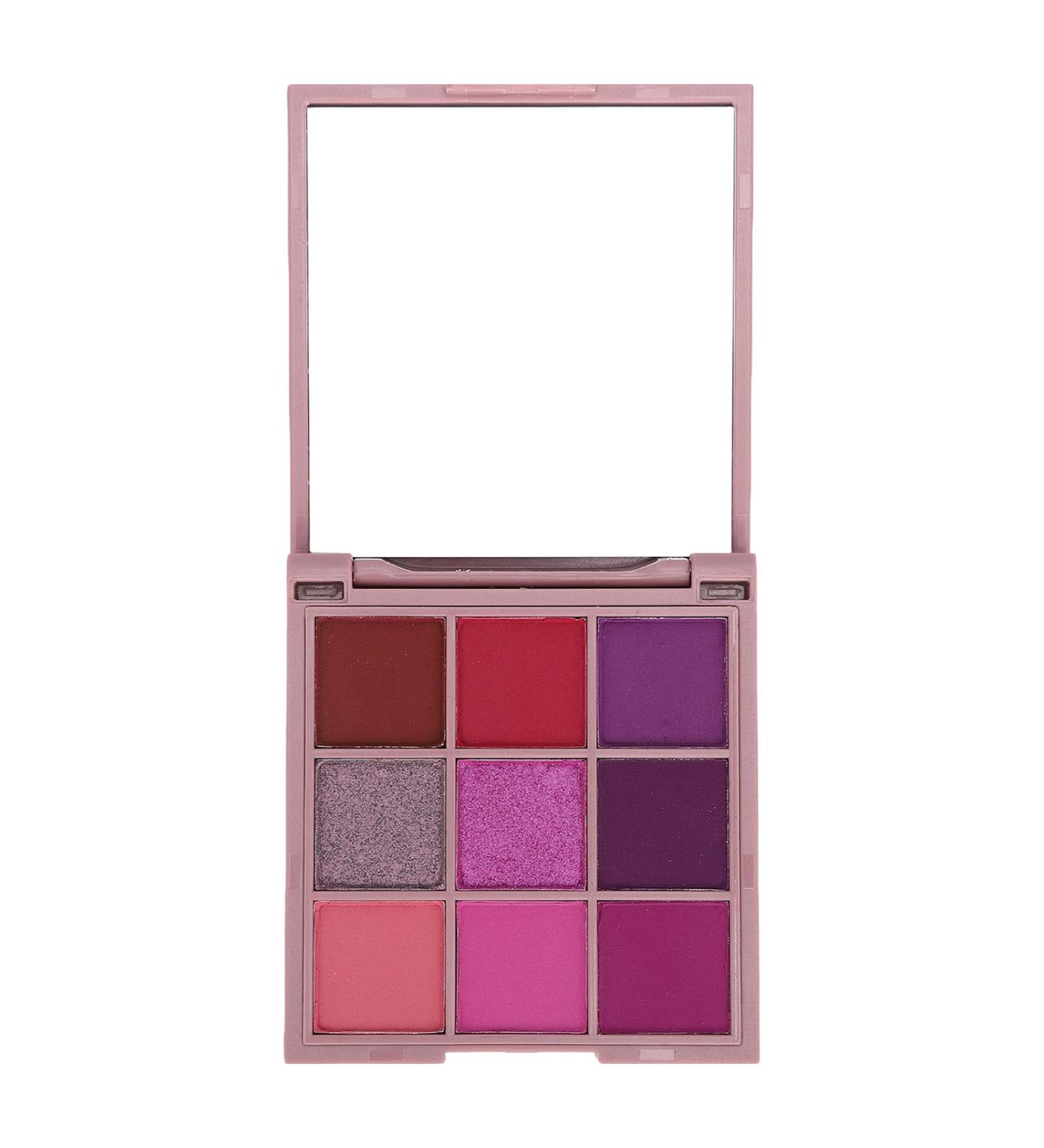 Matte Eyeshadow Cosmetics Safe Portable Pigmented Eyeshadow Palette Long Lasting Professional for Women for Travel (M9-8) - Buy Online on SooperMarket.com
